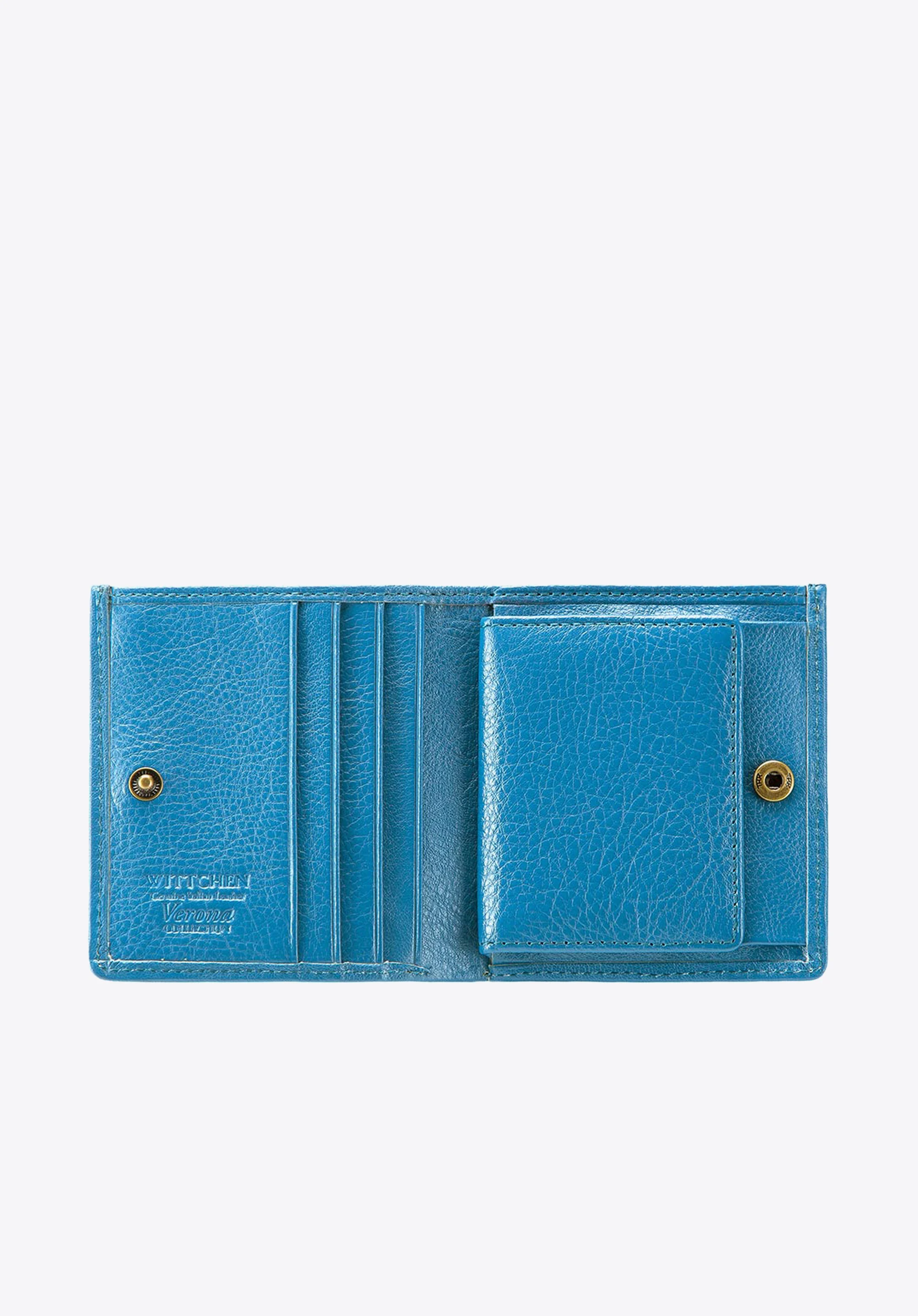 Damski portfel ze skóry lakierowany mały