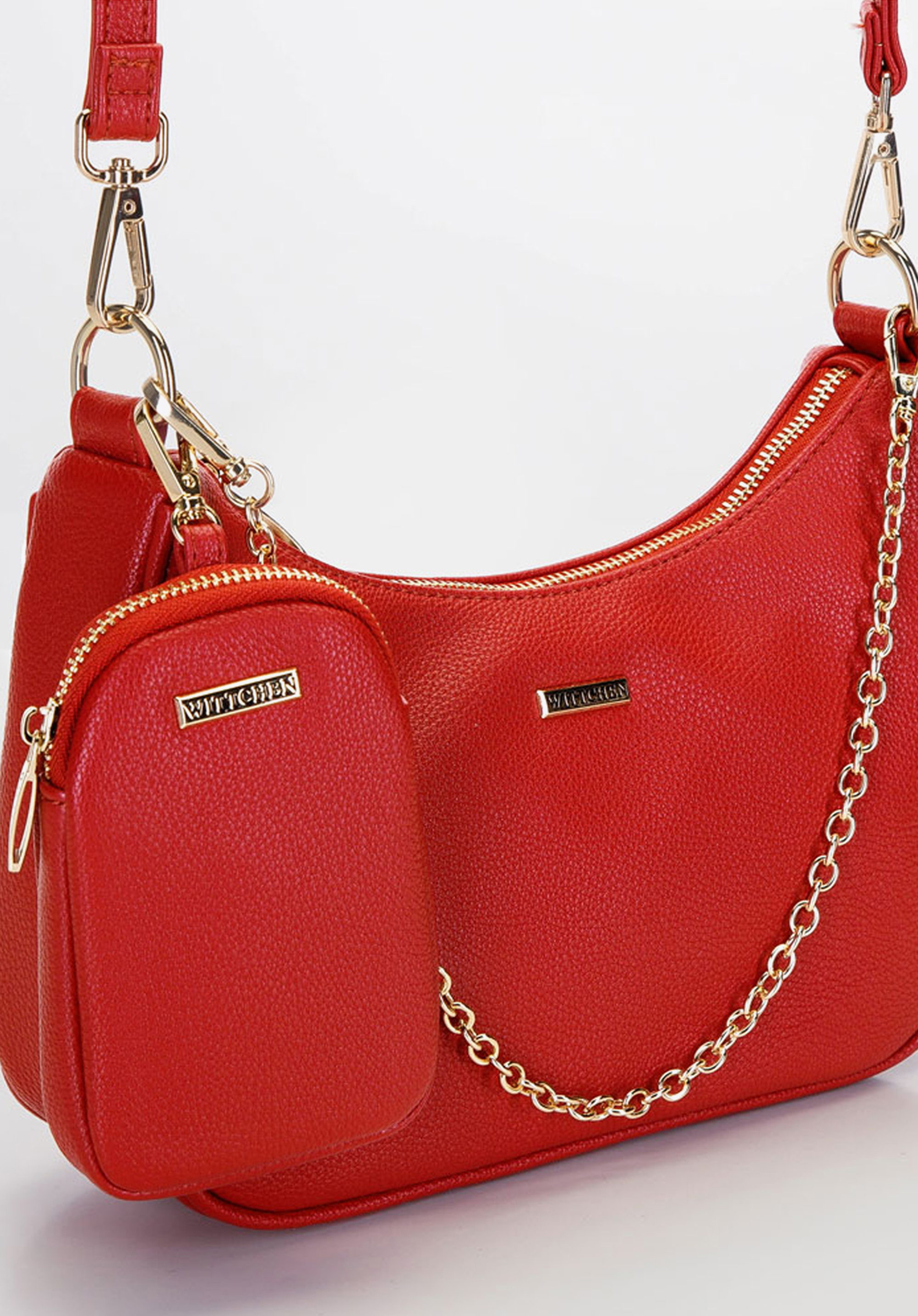 Torebka rogal z dopinaną saszetką