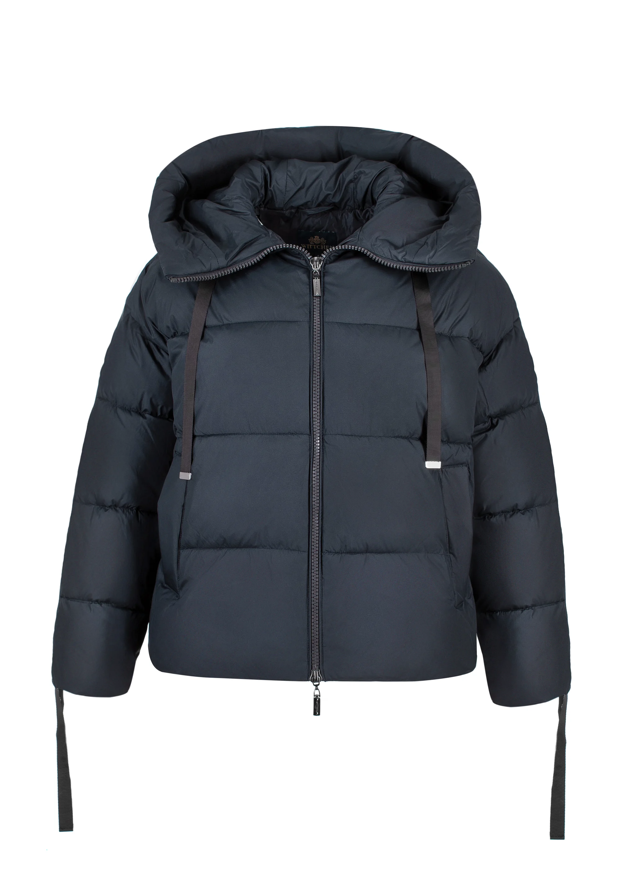 Damska kurtka oversizowa pikowana ze ściągaczami na rękawach