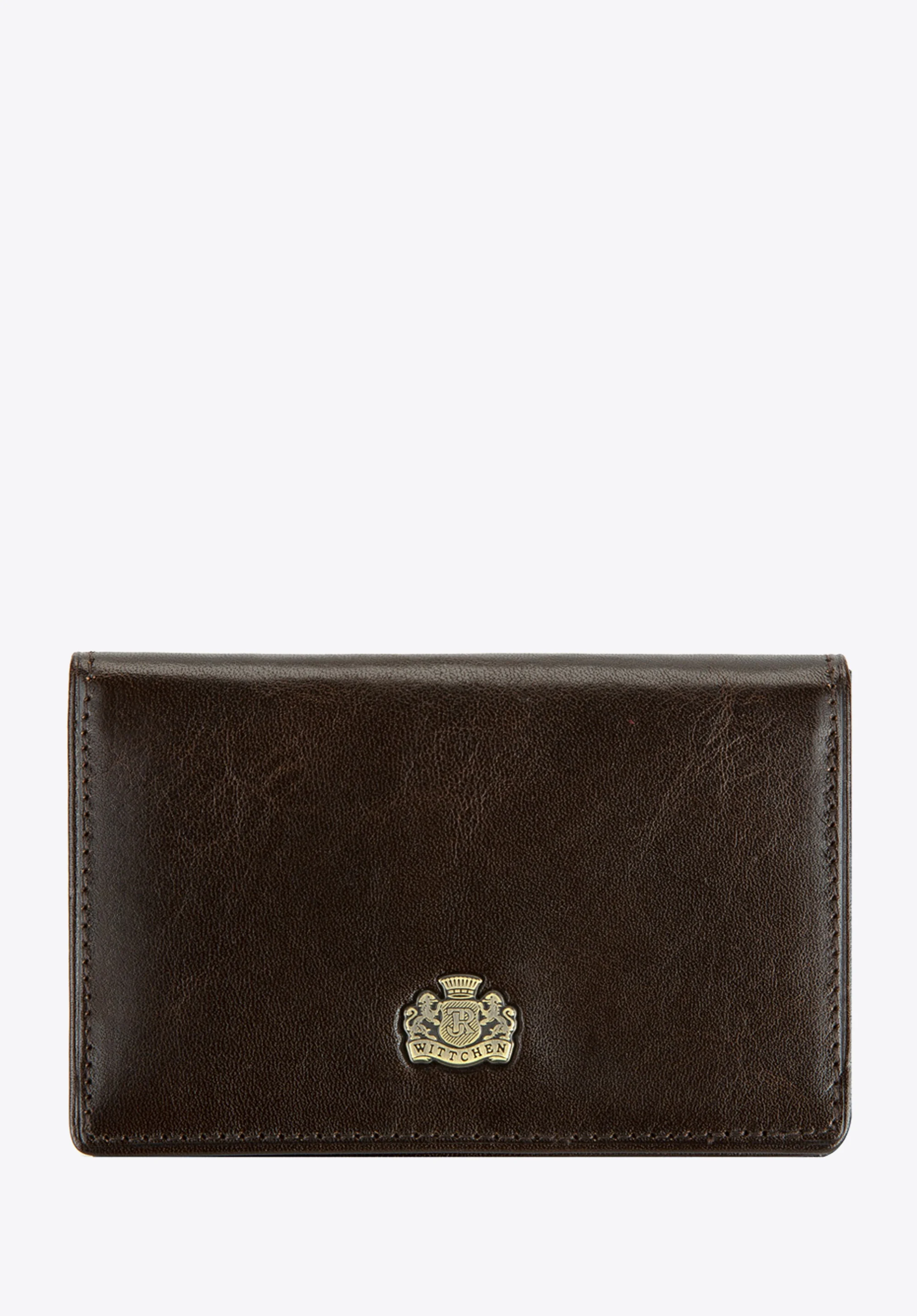 Etui na wizytówki skórzane z herbem