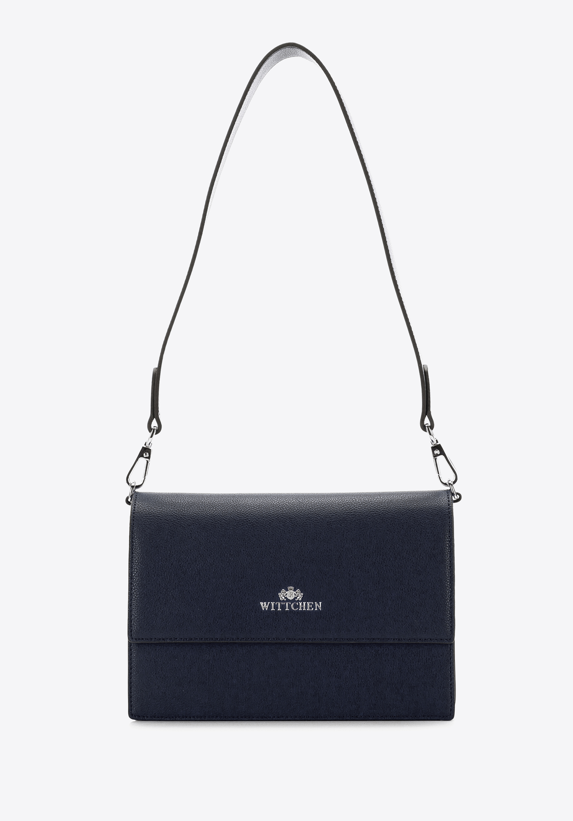 Damska torebka skórzana dwukomorowa klasyczna