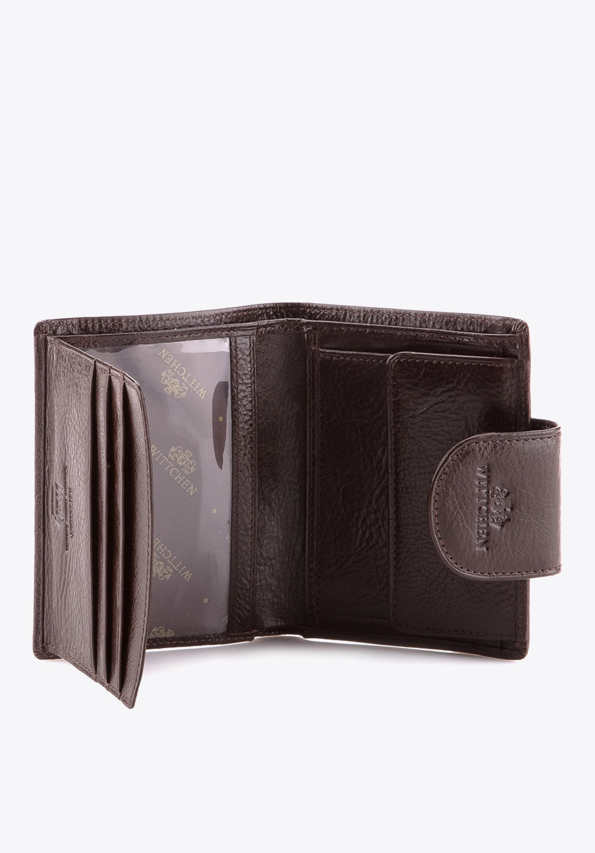 Damski portfel skórzany z elegancką napą