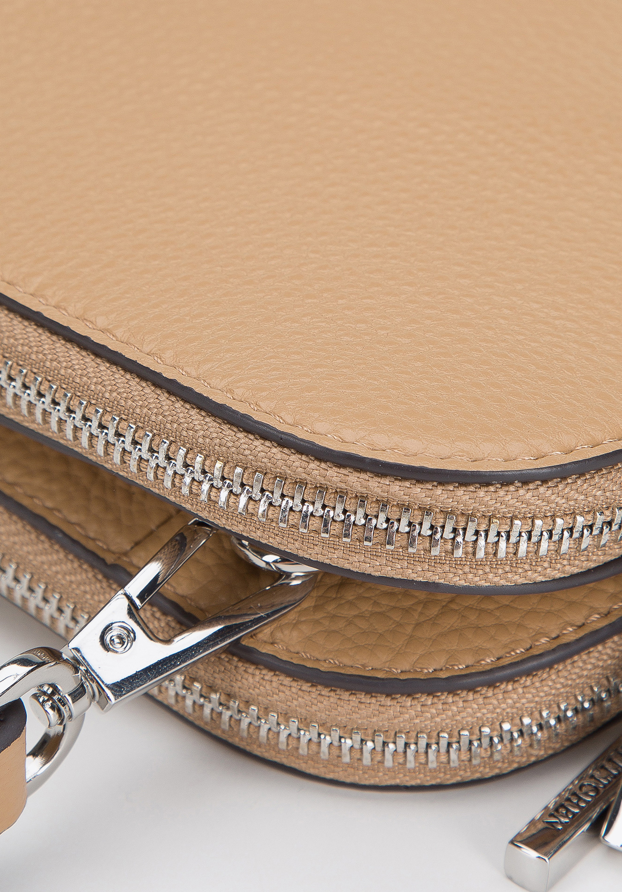 Damska listonoszka skórzana z dwiema komorami