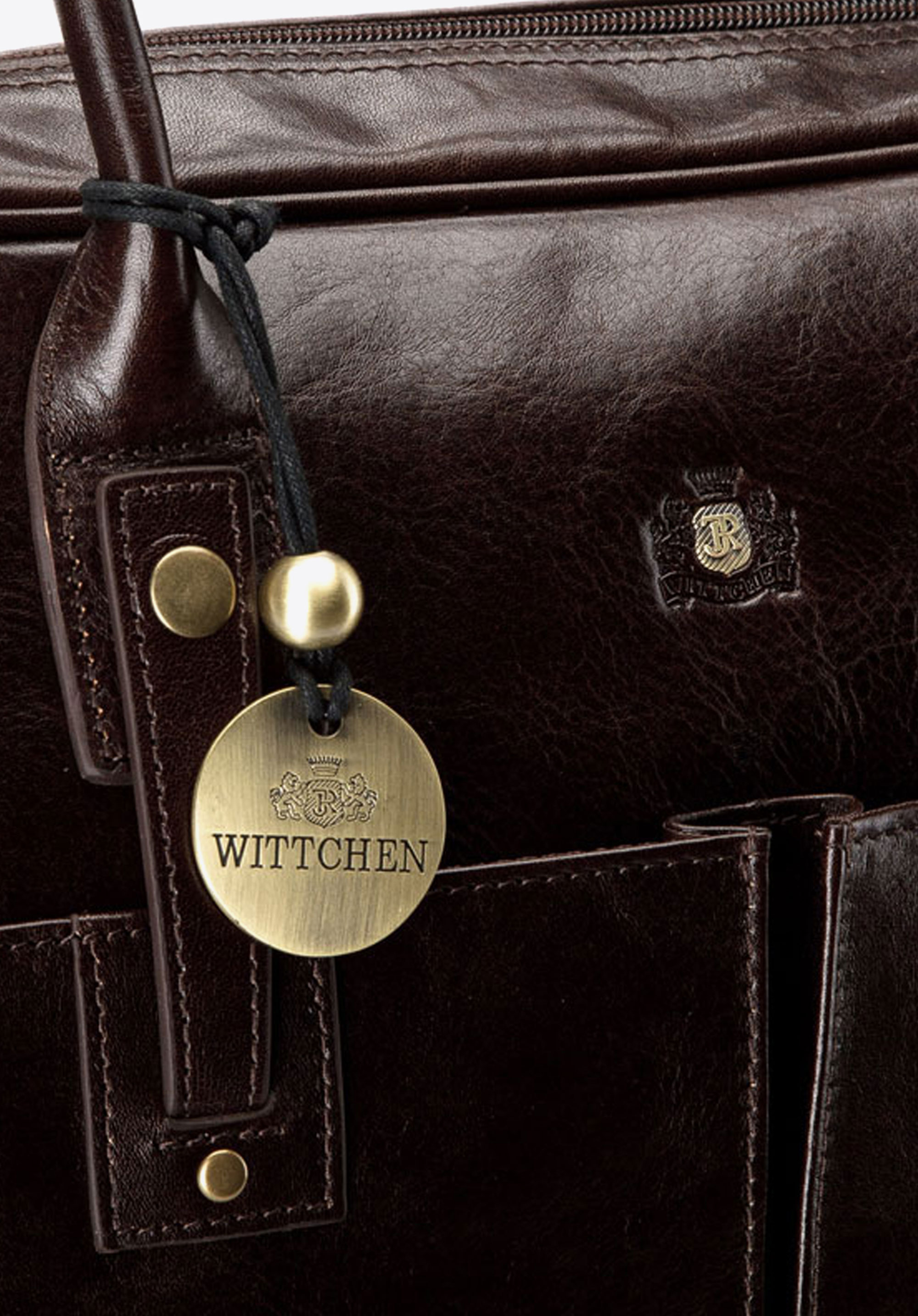 Damska torba na laptopa skórzana z akcesoriami