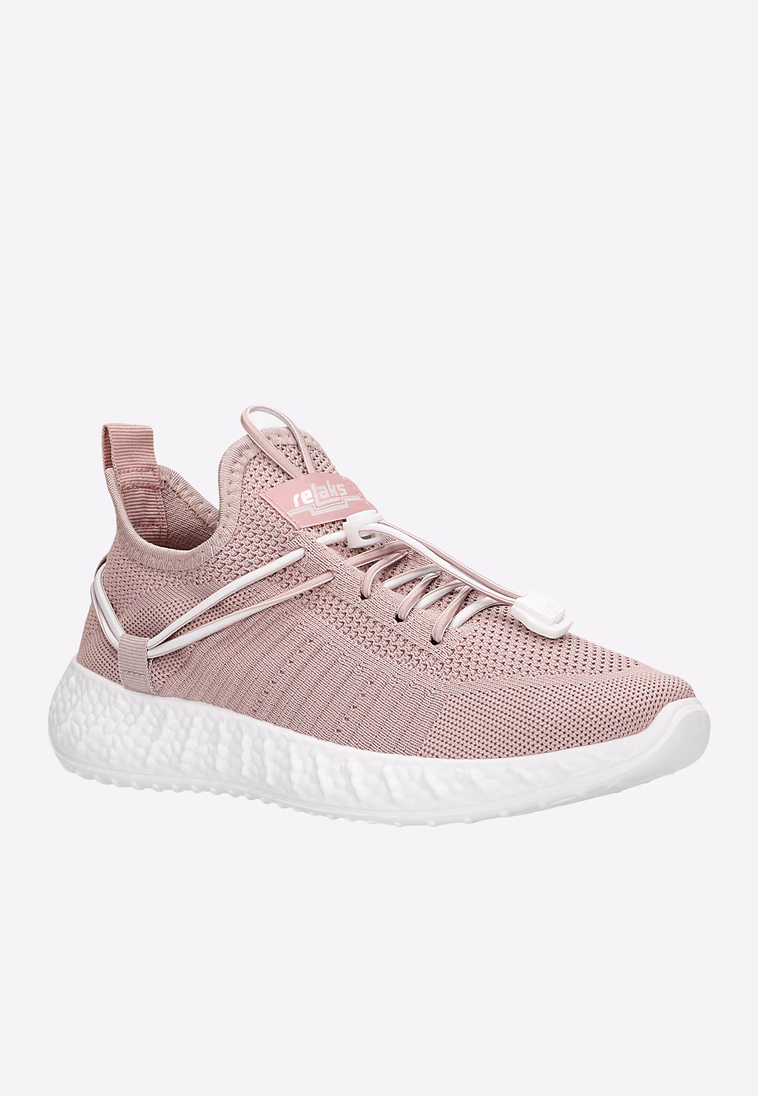 RELAKS czarne sneakersy siateczkowe na czarnej podeszwie