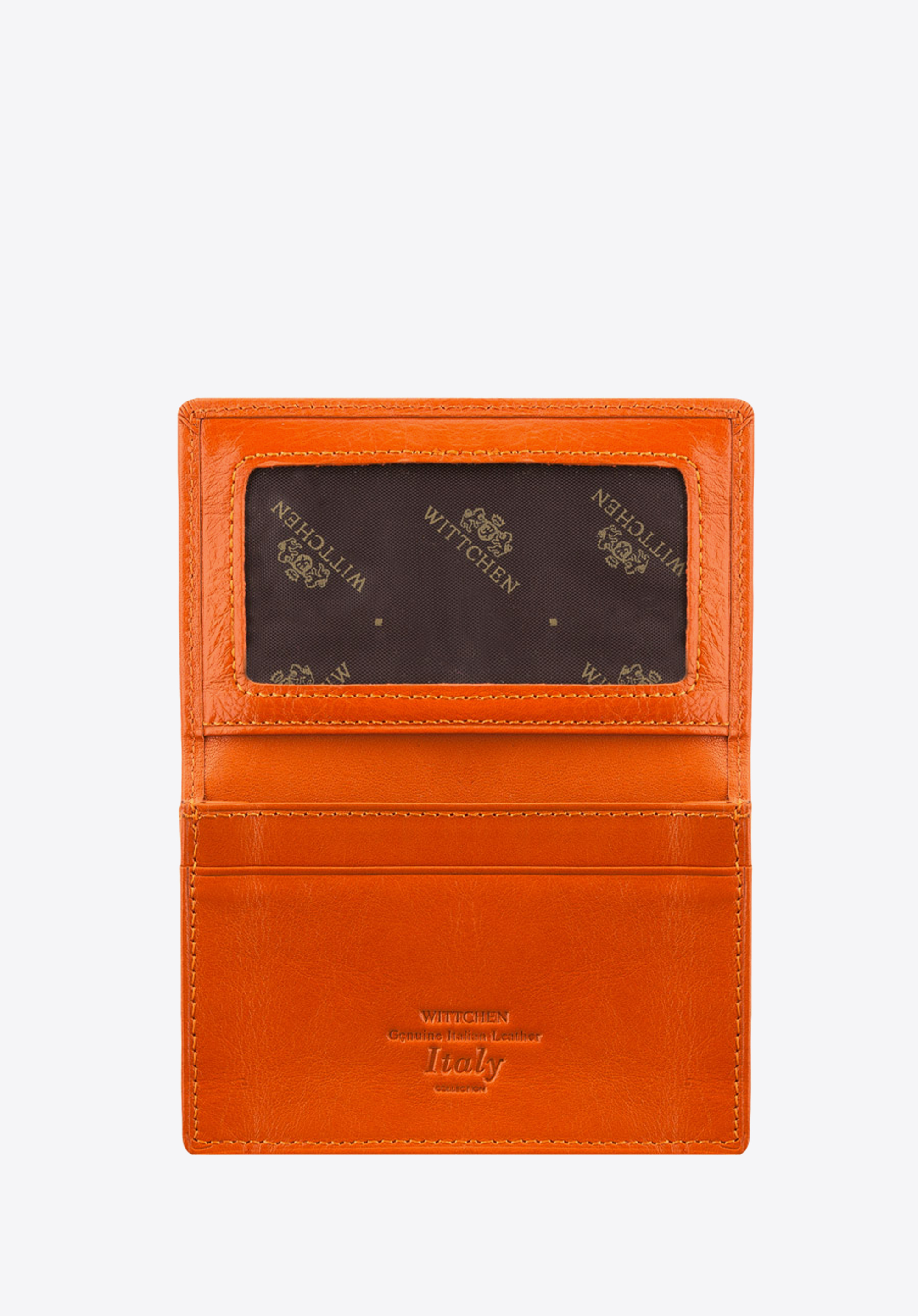 Etui na wizytówki skórzane poziome