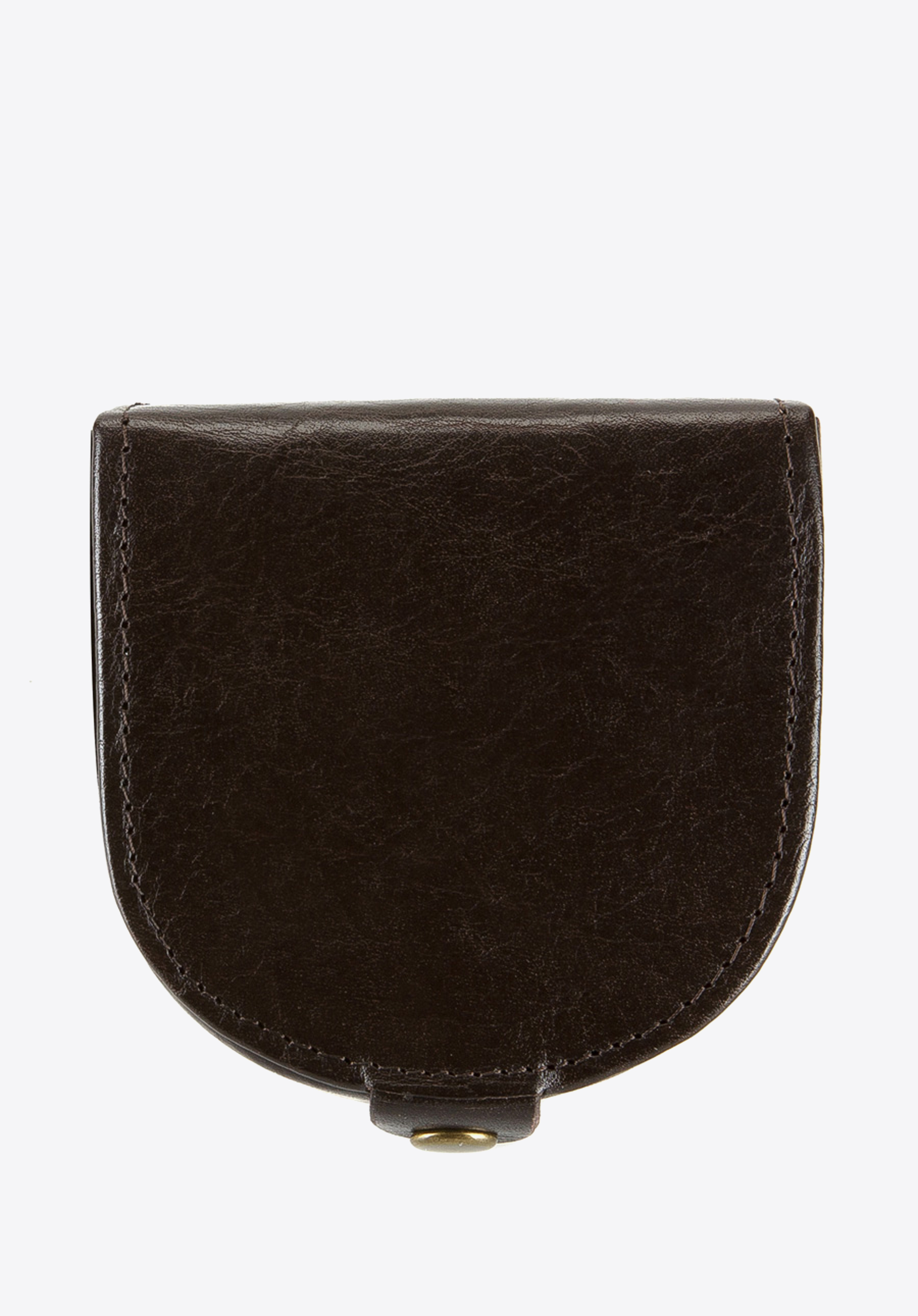 Portfel skórzany w kształcie podkowy