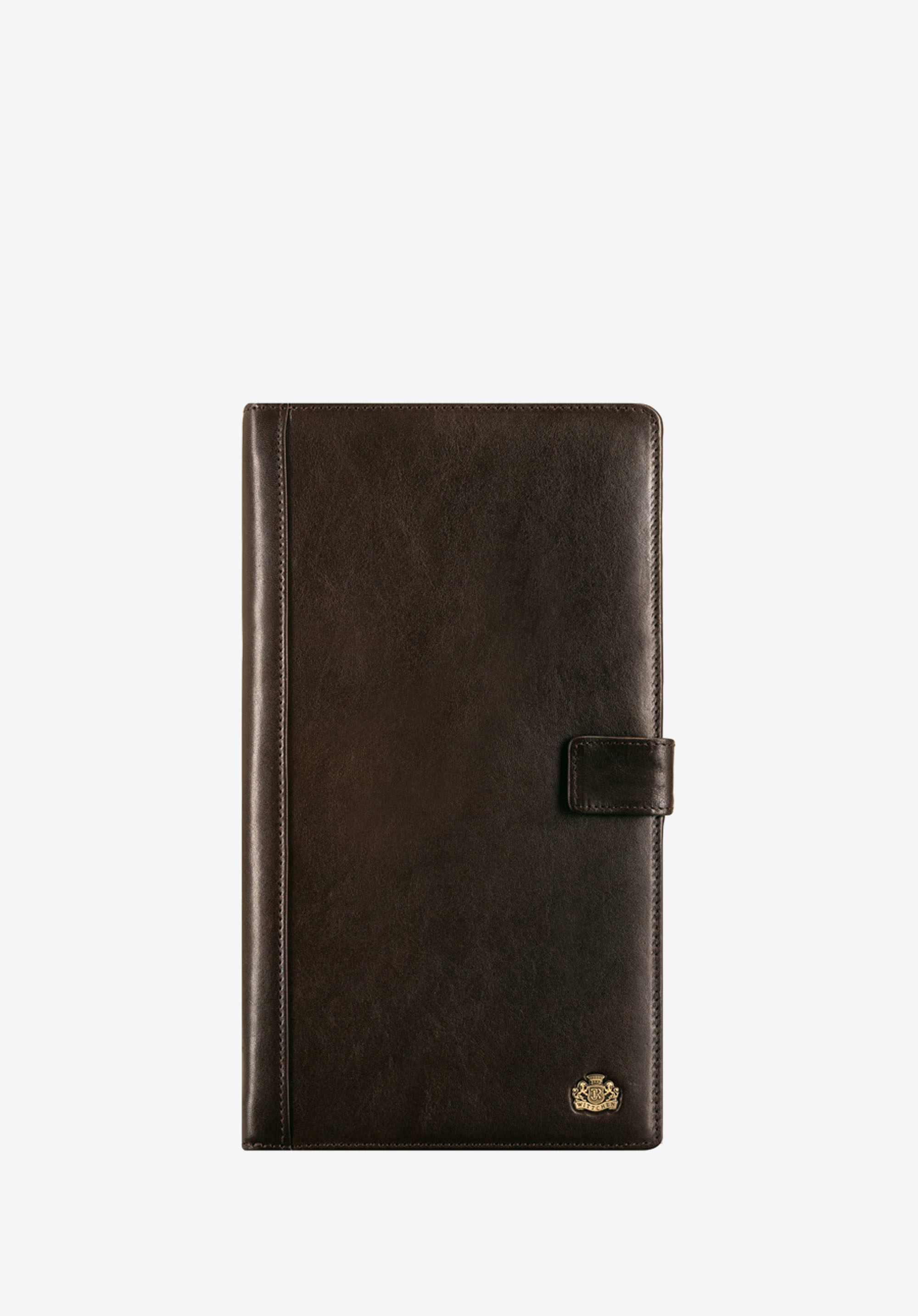 Organizer na dokumenty skórzany z klipsem