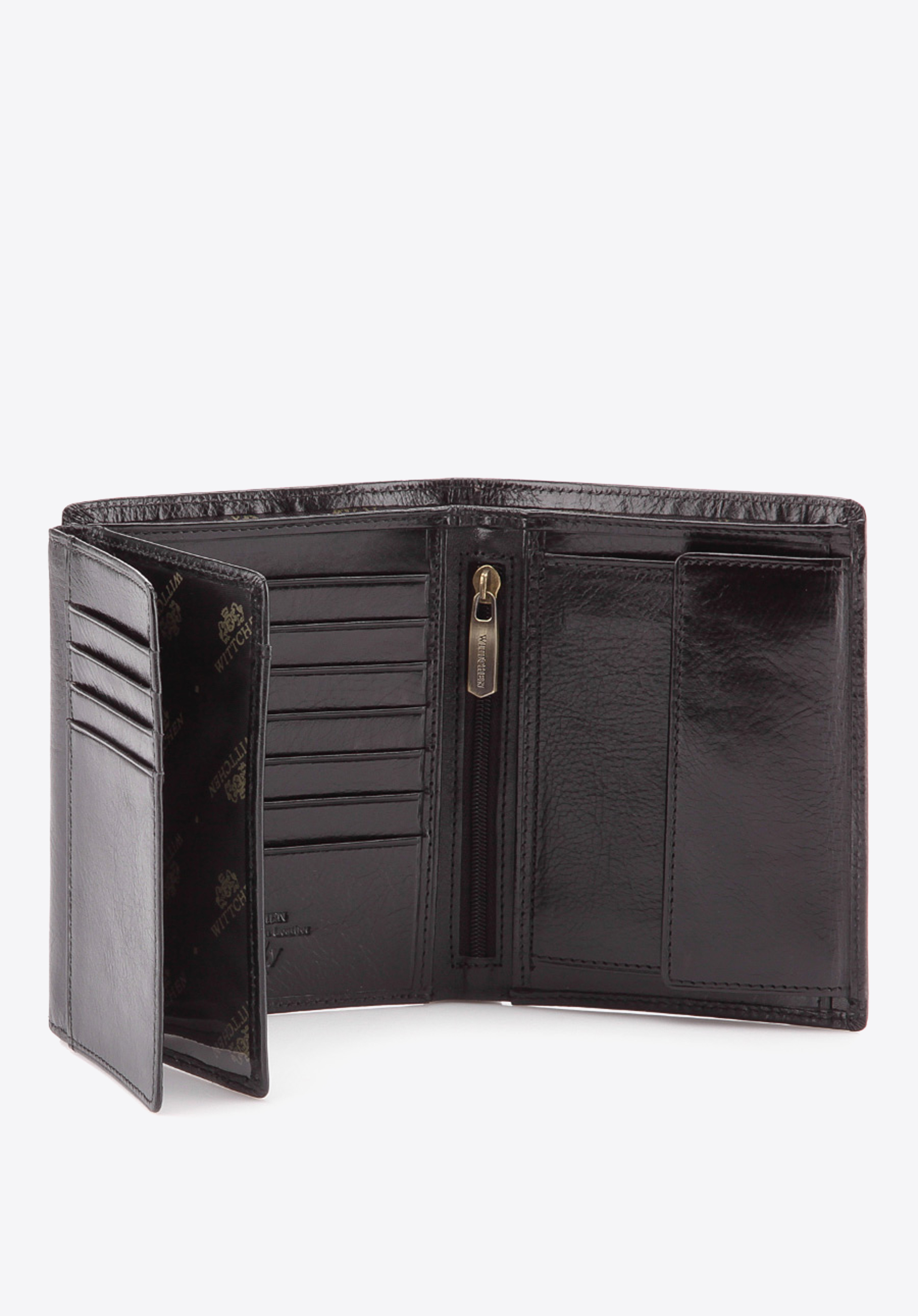 Męski portfel ze skóry prosty