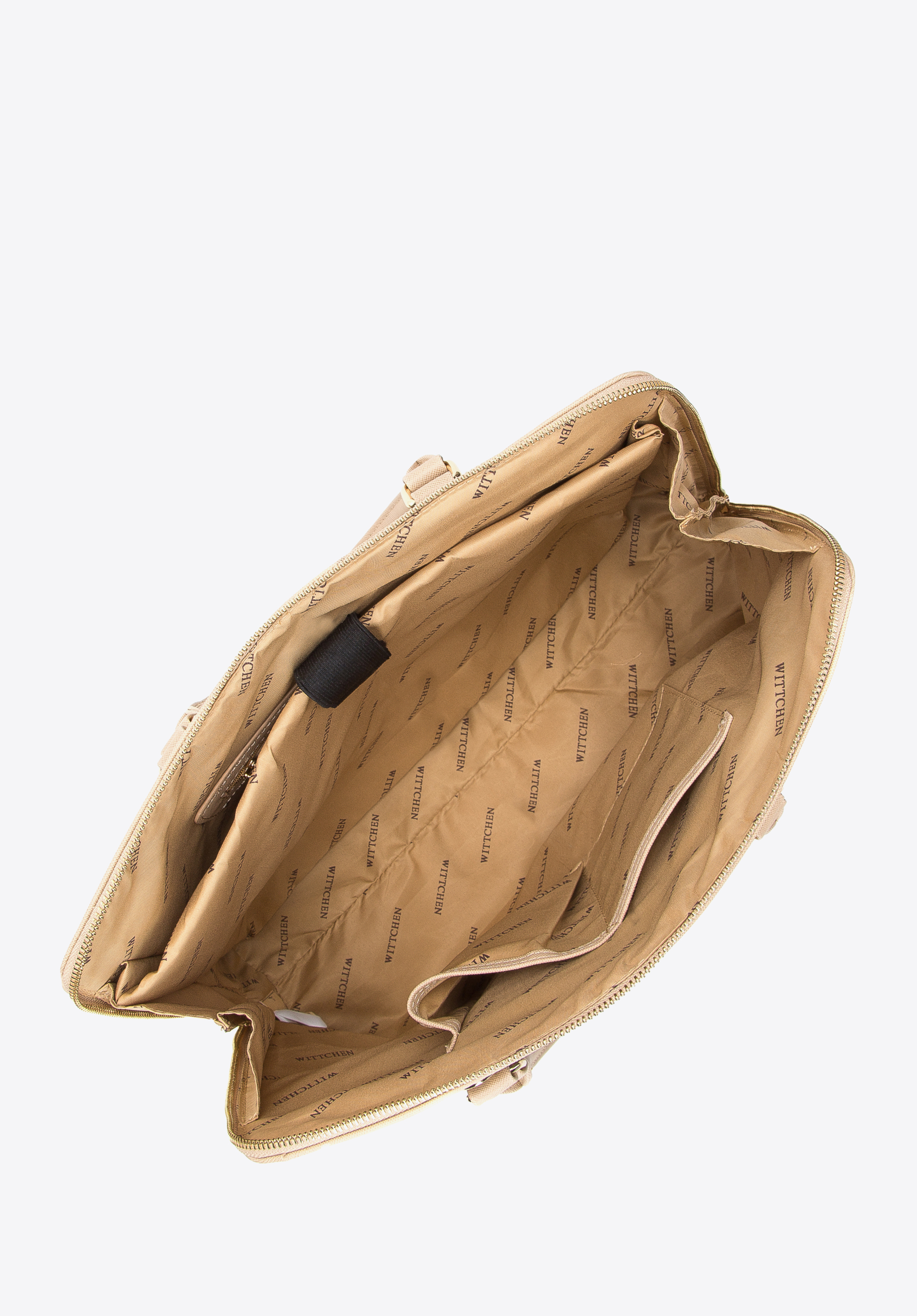 Damska torba na laptopa 13” z ekoskóry w monogram