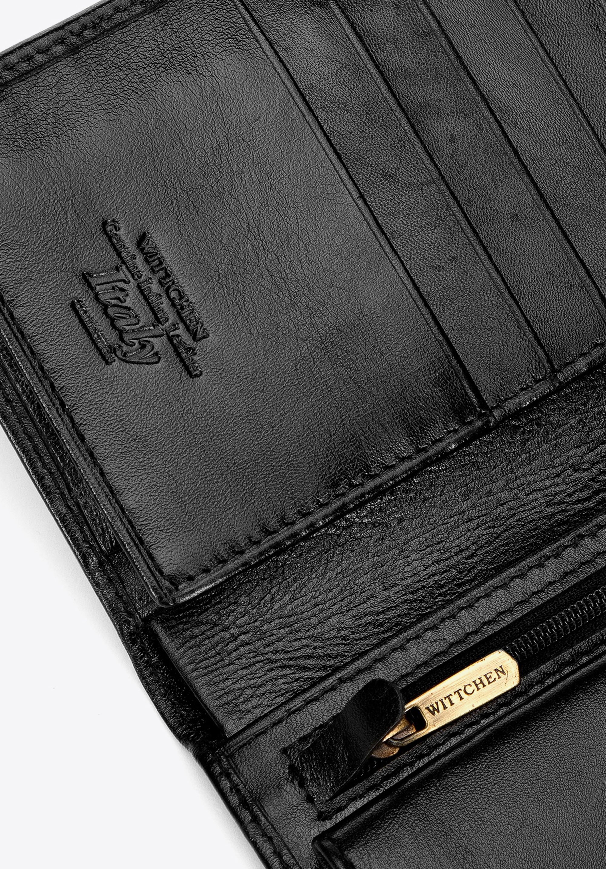 Męski portfel skórzany z dużą ilością przegródek