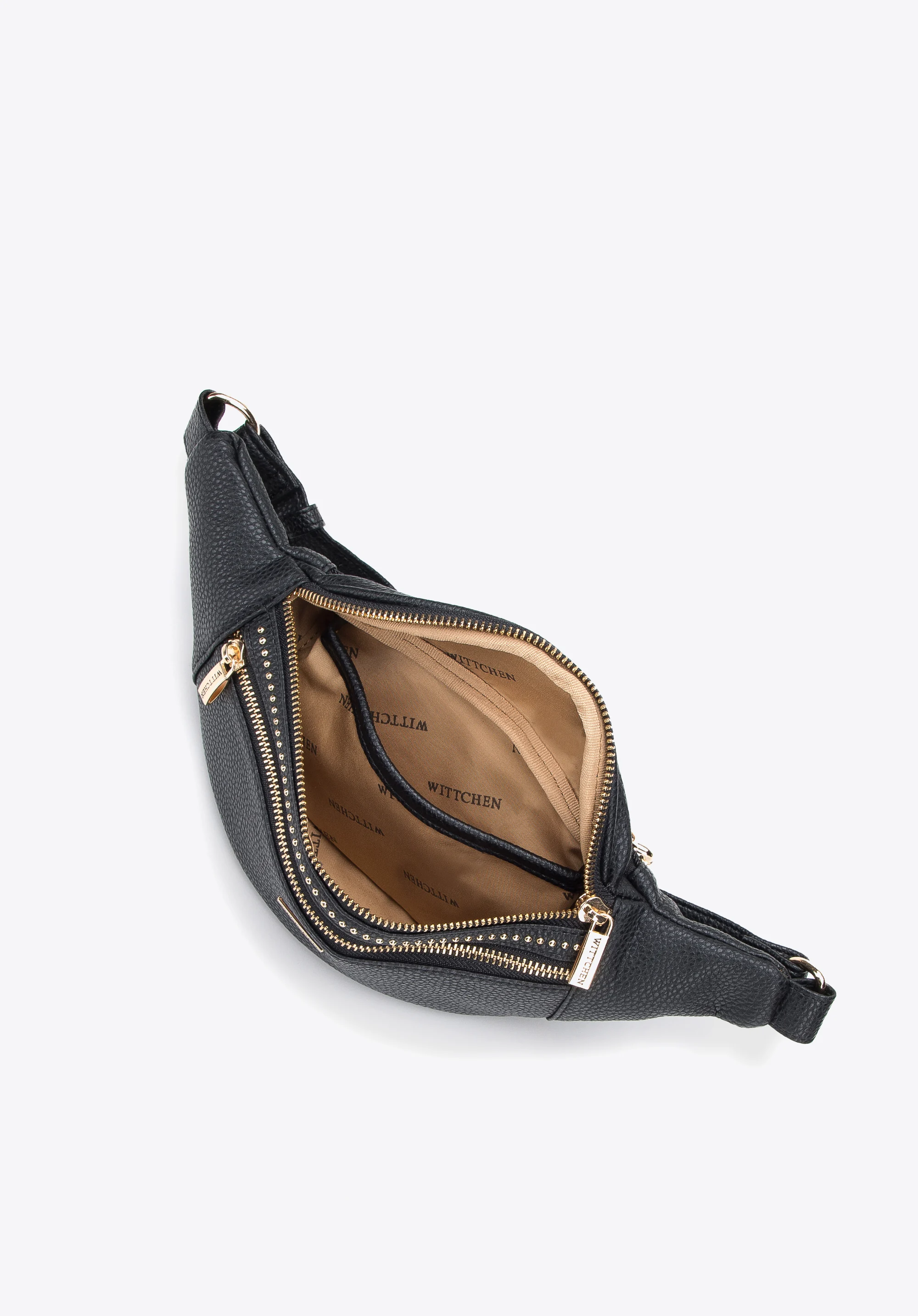 Damska torebka nerka z nitami