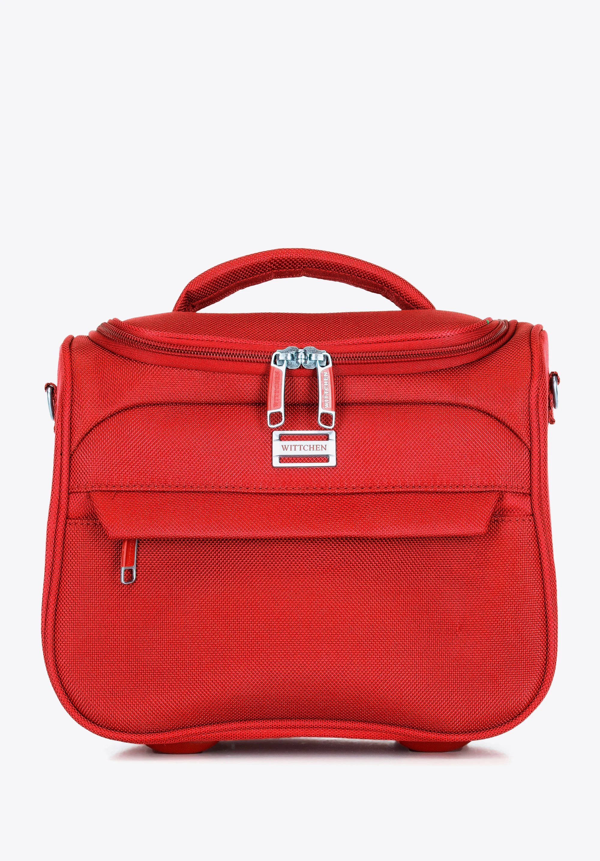 Mała walizka miękka jednokolorowa