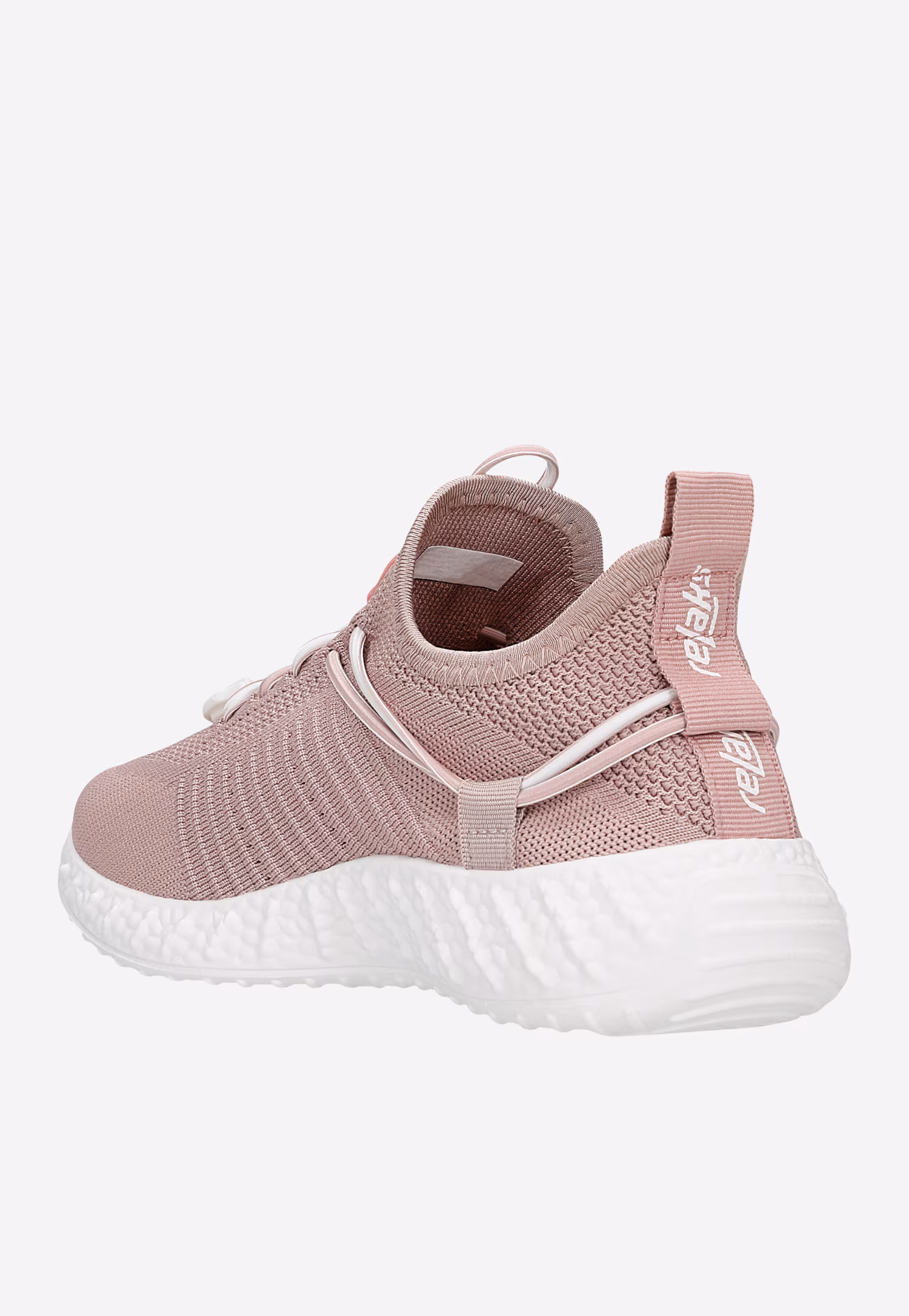 RELAKS czarne sneakersy siateczkowe na czarnej podeszwie