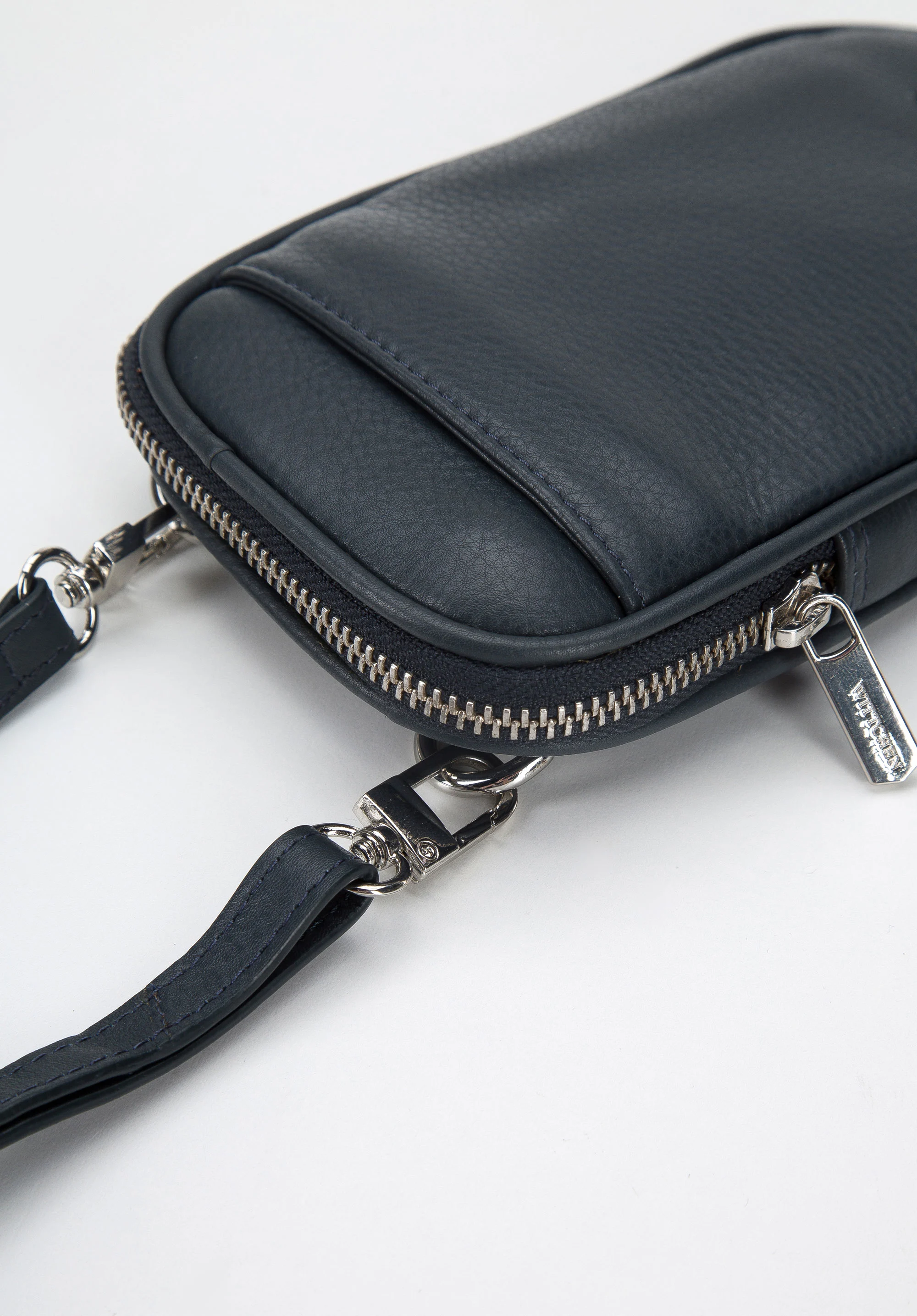 Męska torba na telefon skórzana