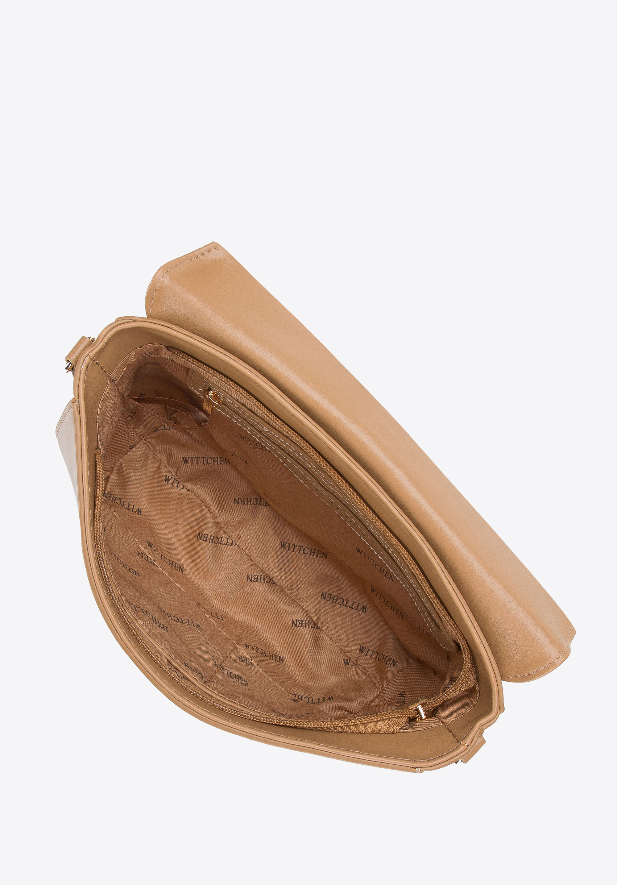 Torebka półksiężyc z plecionką