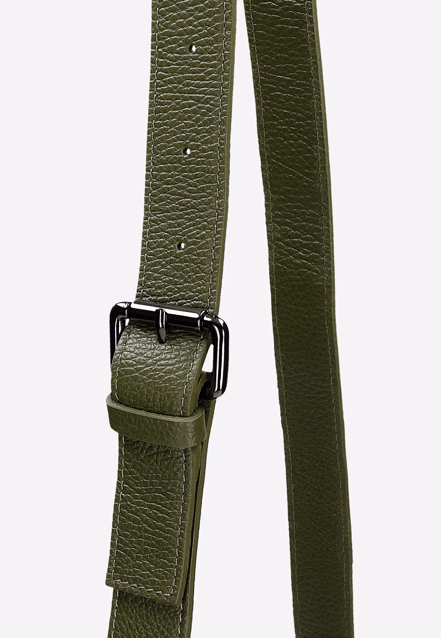 Brązowa nerka damska z frędzlami