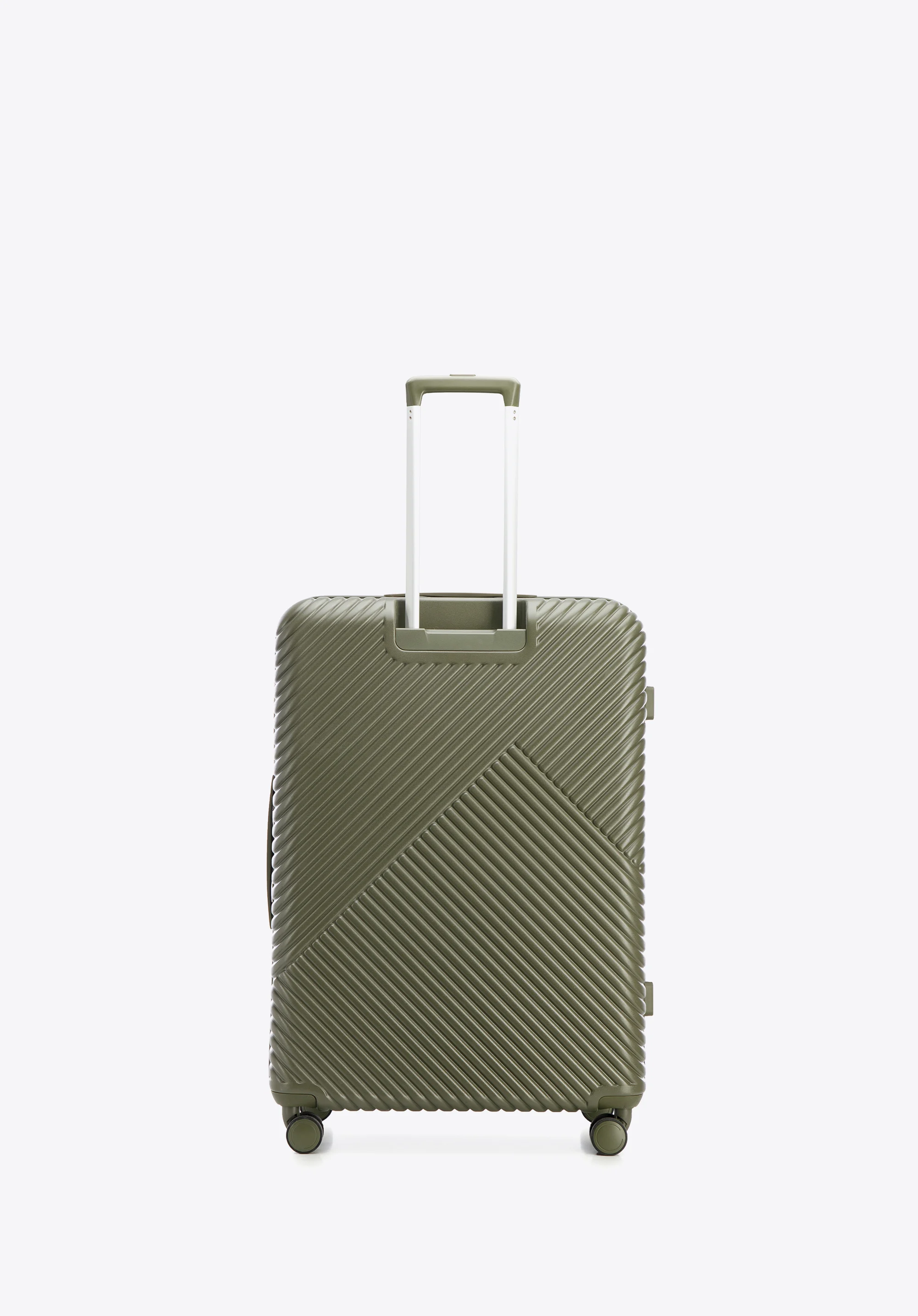 Walizka kabinowa z polikarbonu w paseczki