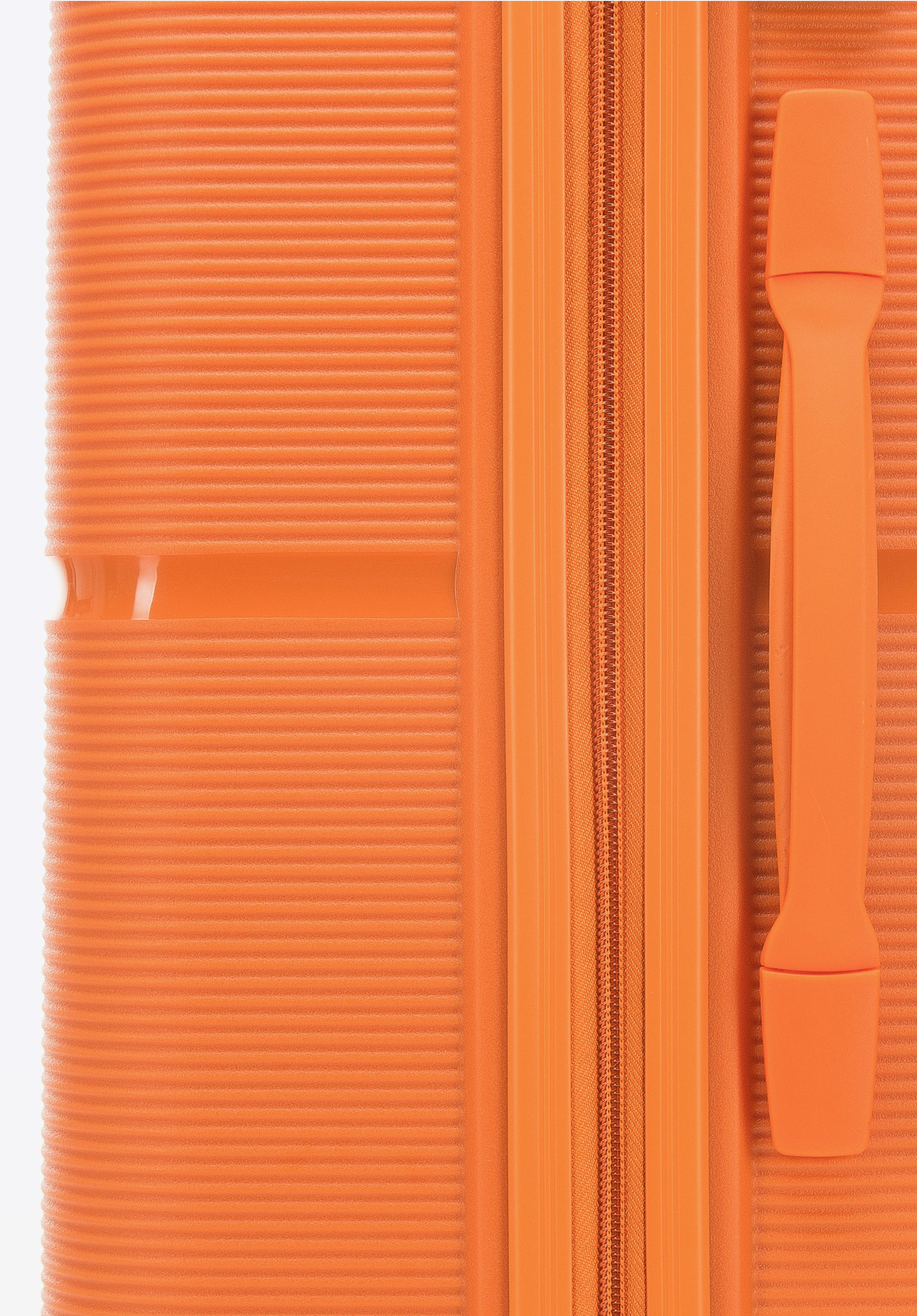 Średnia walizka z polipropylenu jednokolorowa