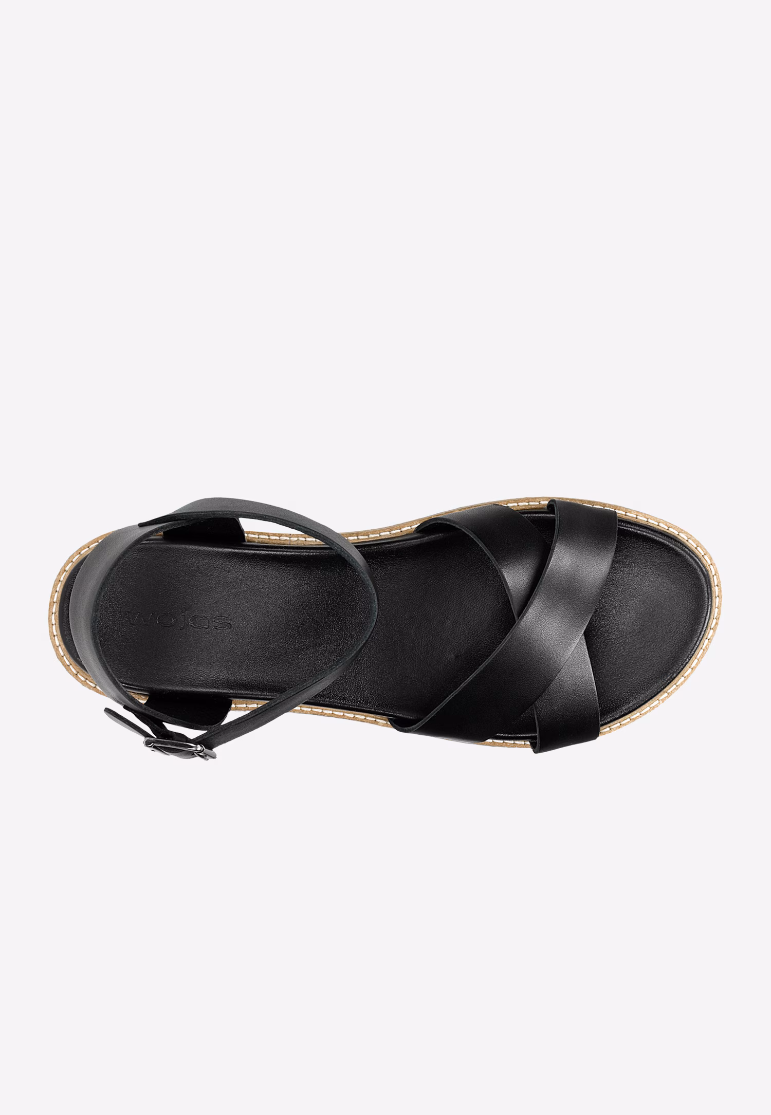 Brązowe sandały damskie w stylu casual