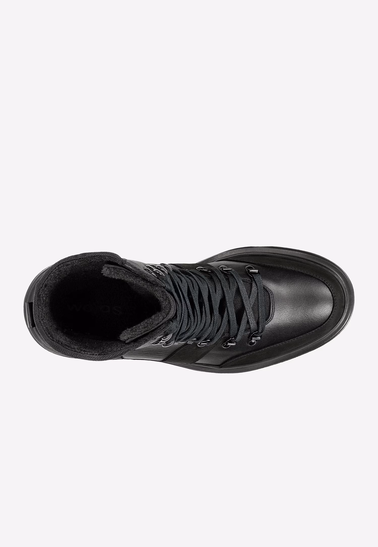 Czarne masywne bikery męskie z ociepleniem