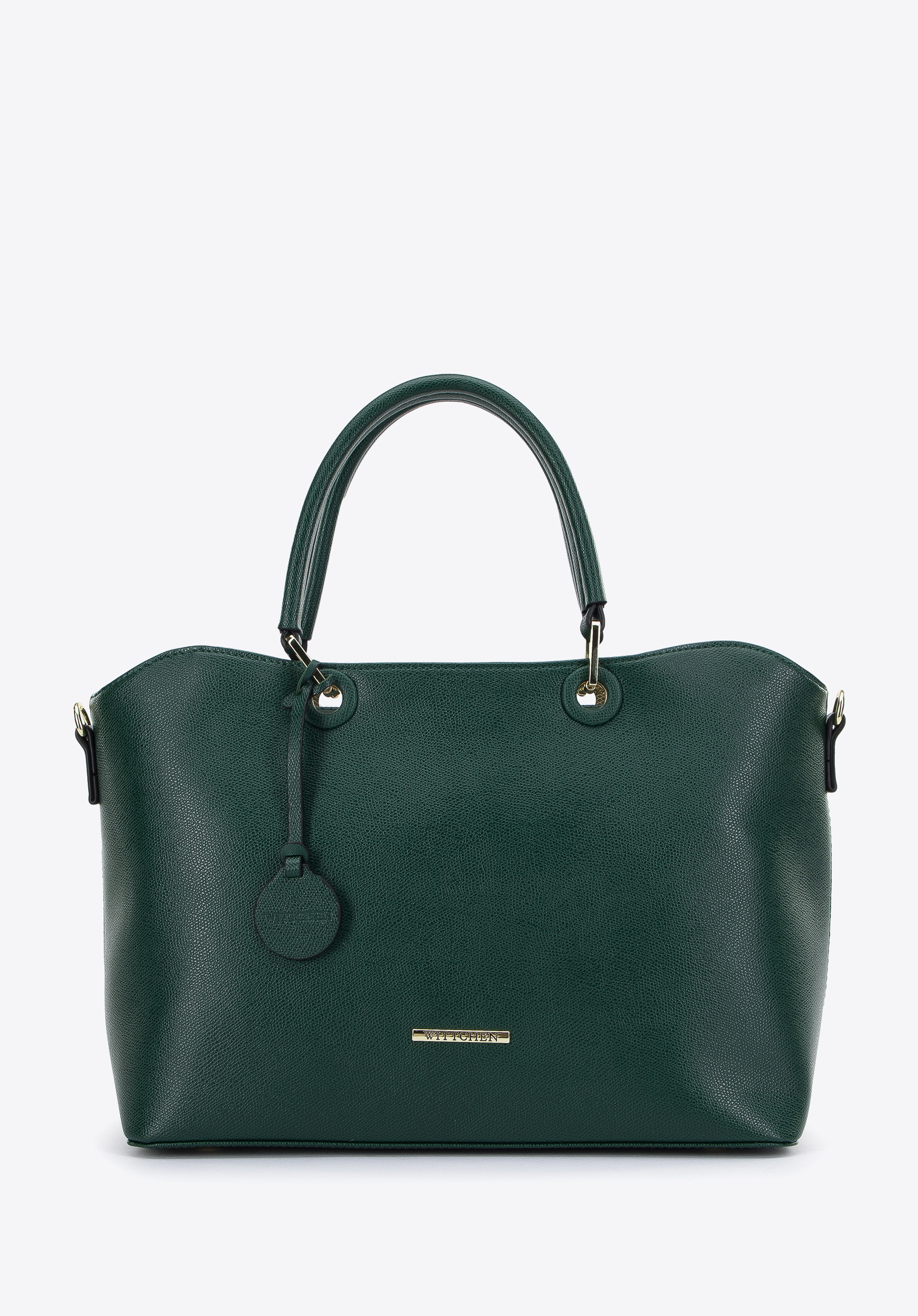 Torebka kuferek z ekoskóry zaokrąglona