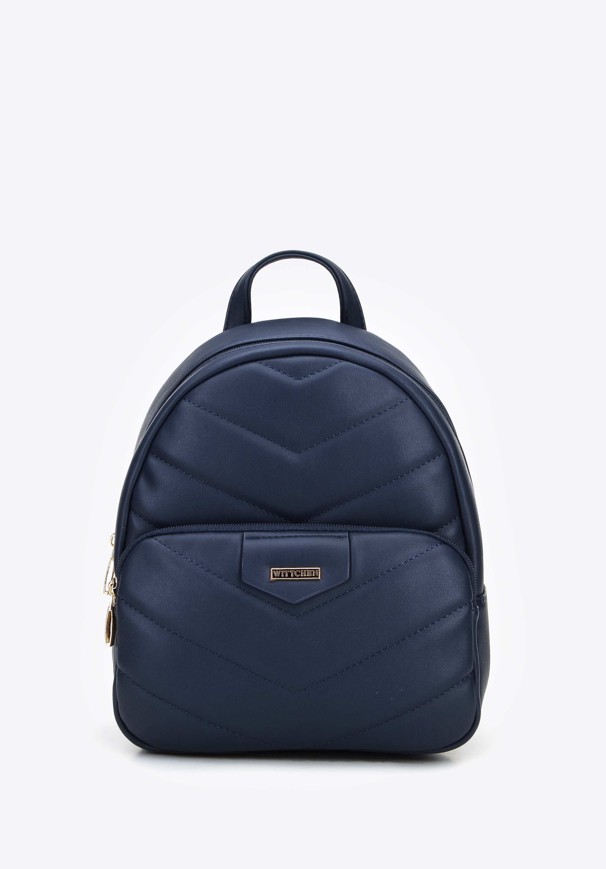 Damski plecak z miękkiej ekoskóry pikowany