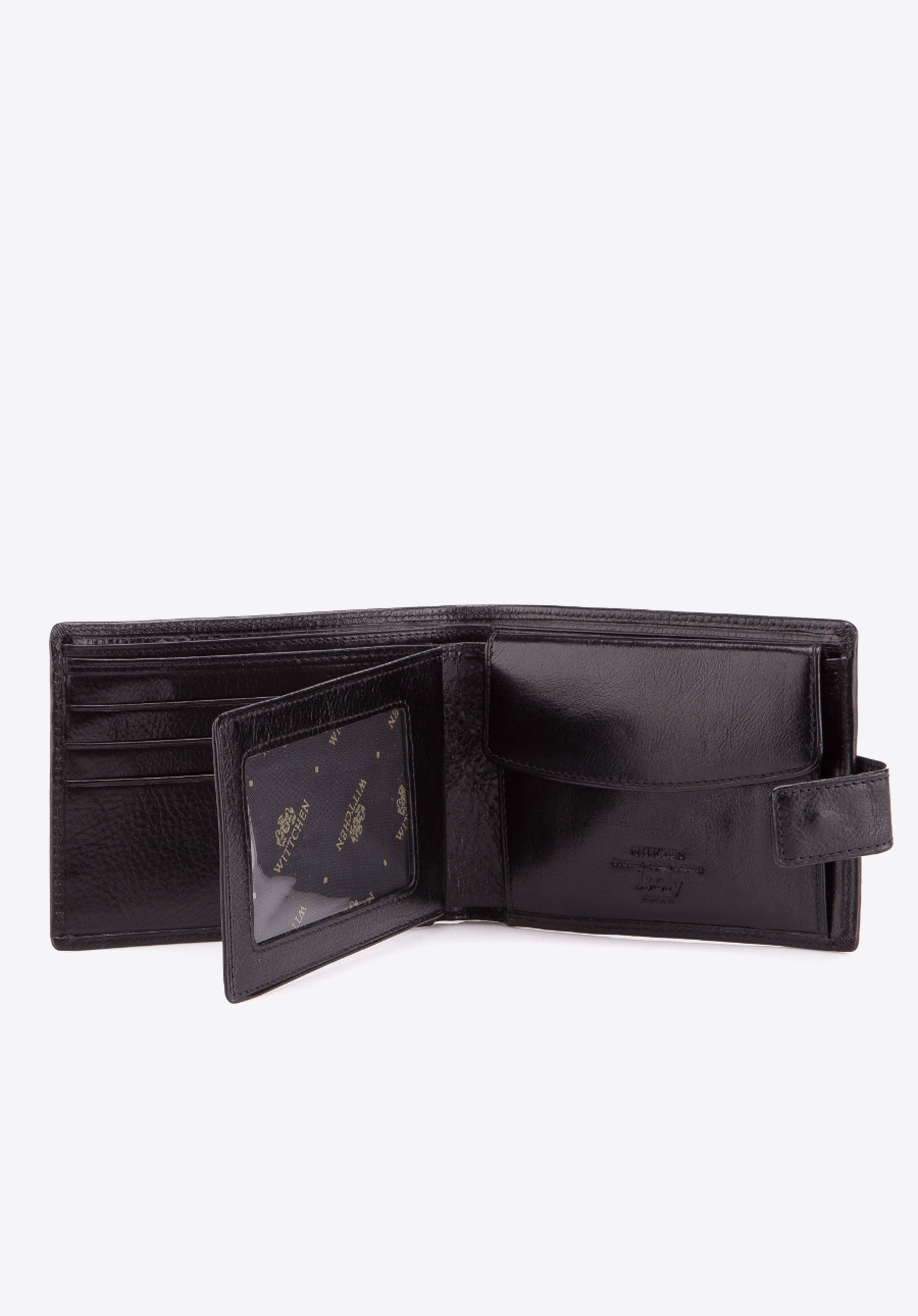 Męski portfel skórzany średni