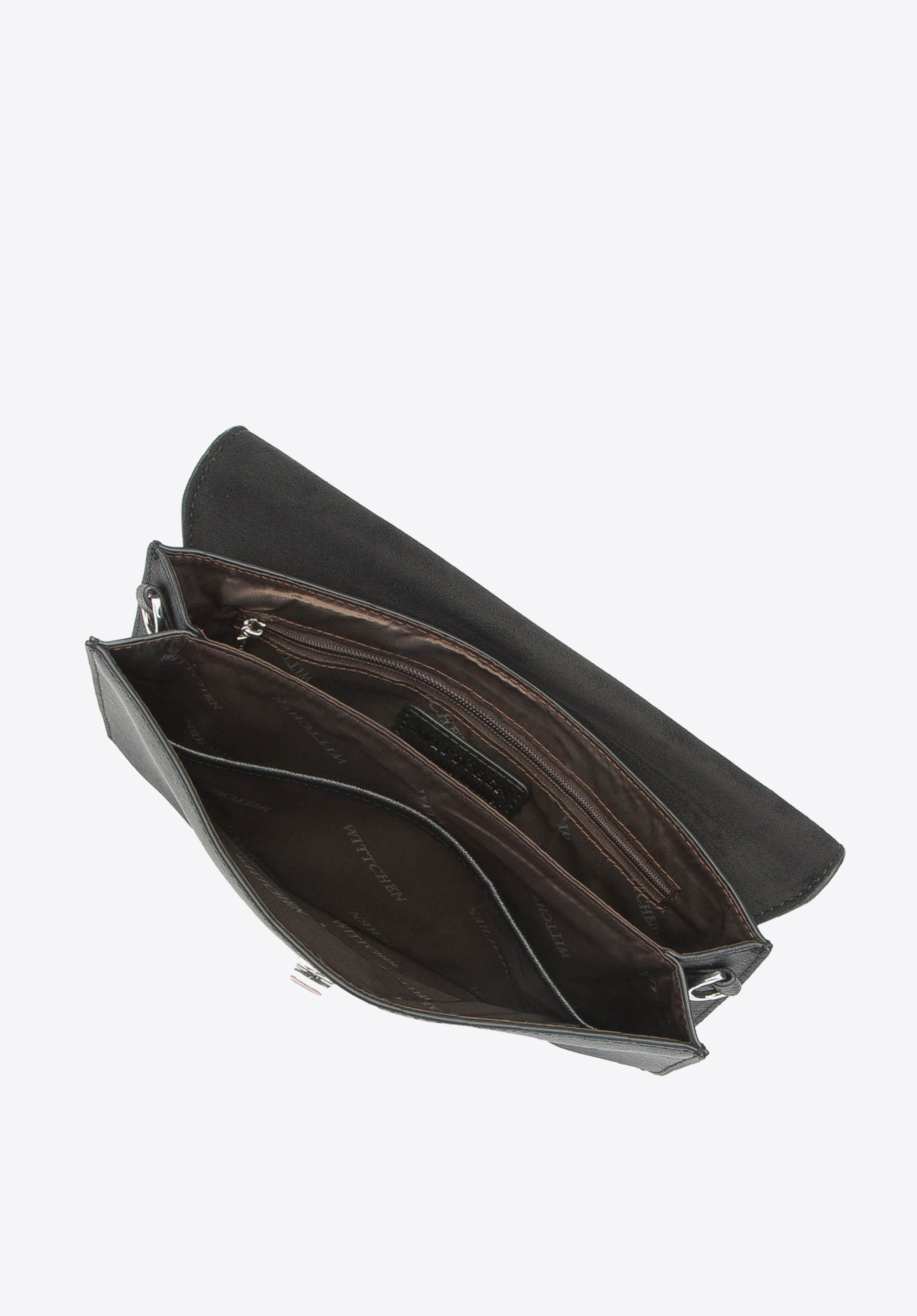 Torebka wieczorowa ze skóry saffiano