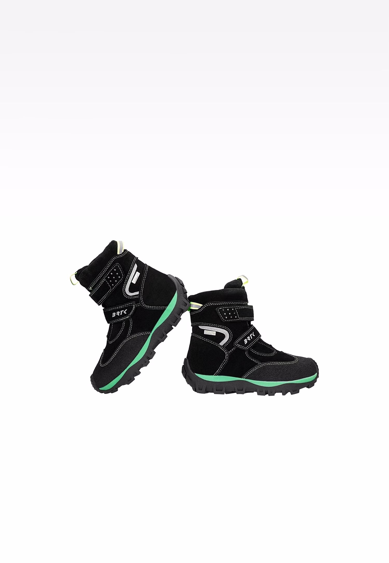Trzewiki ocieplane BARTEK 88007-67, czarny + zielony