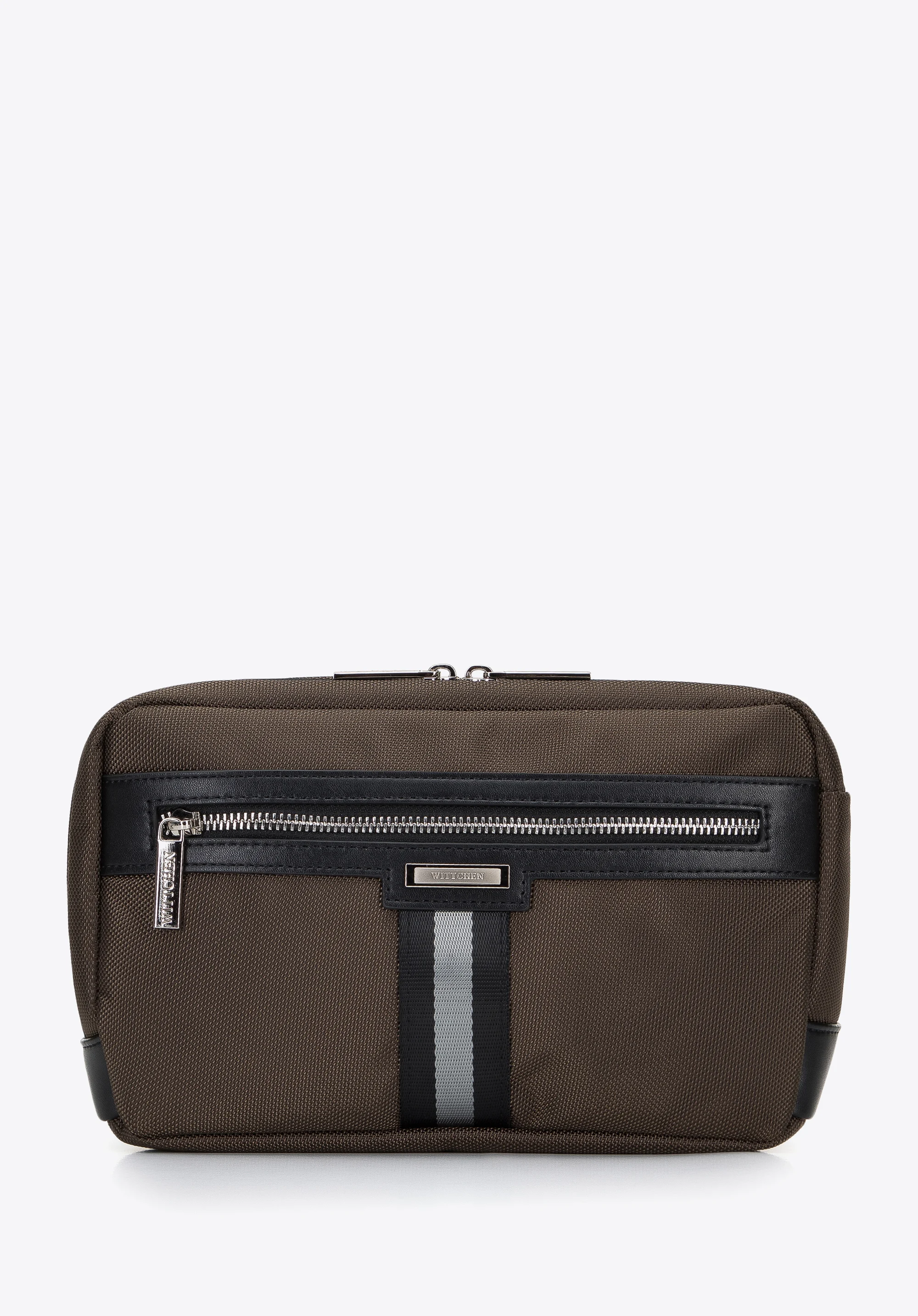 Męska torebka nerka z tasiemką