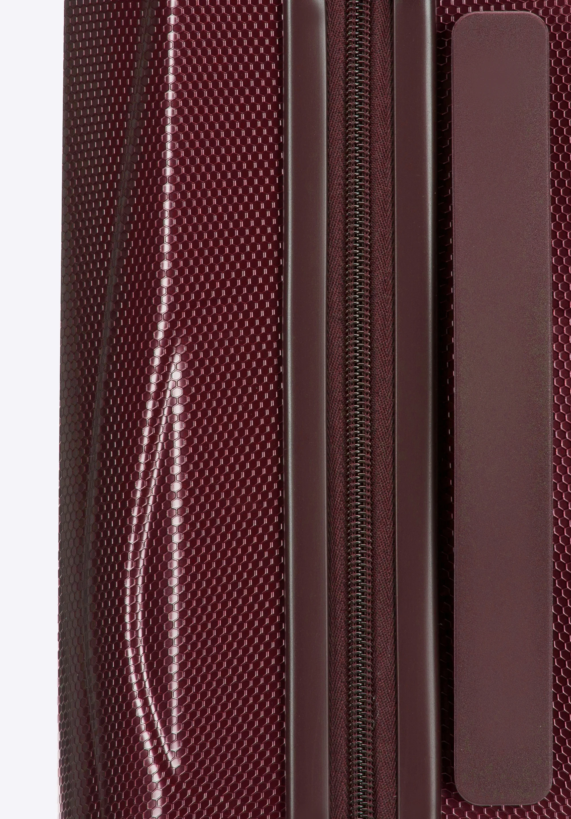 Walizka kabinowa z polikarbonu geometryczna