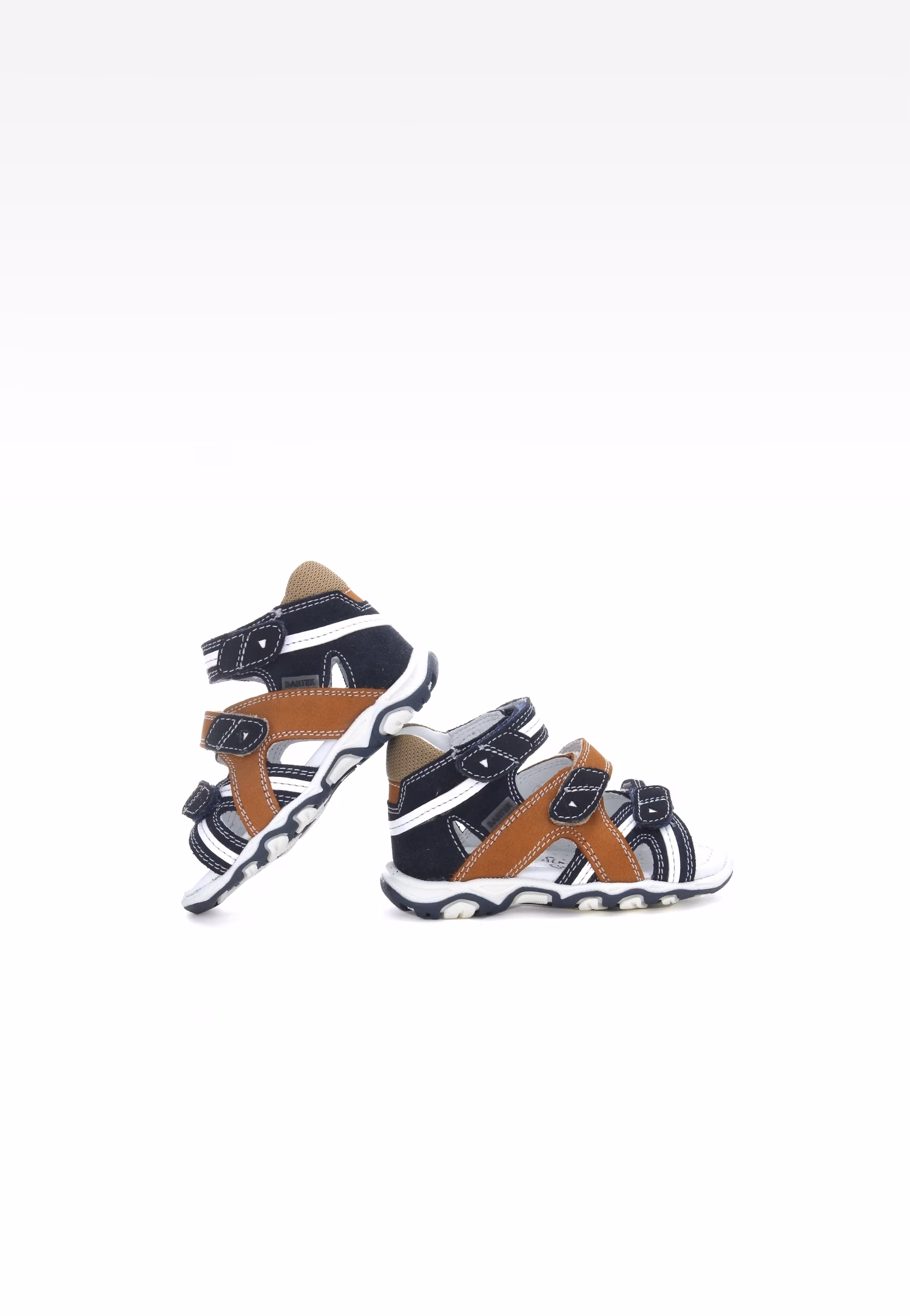 Sandały BARTEK T-11708-5/270, dla chłopców, granatowo-brązowy