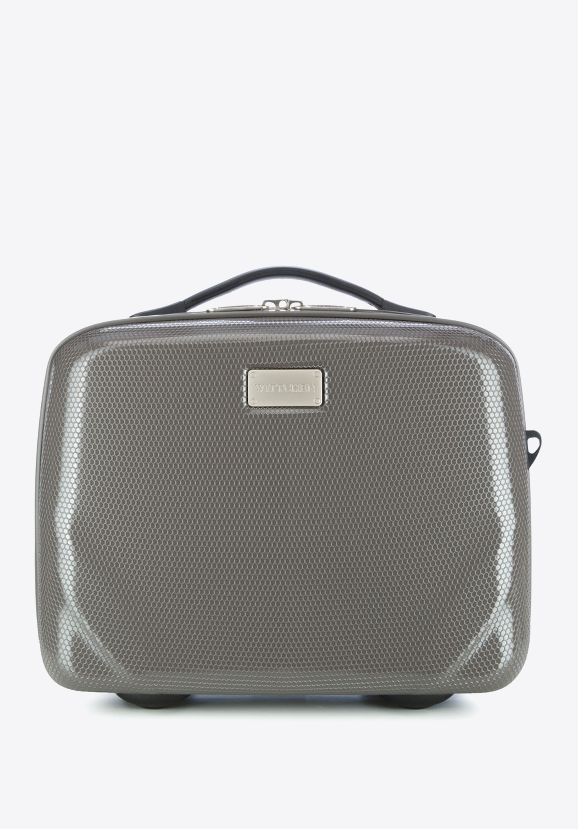 Kosmetyczka podróżna z polikarbonu jednokolorowa