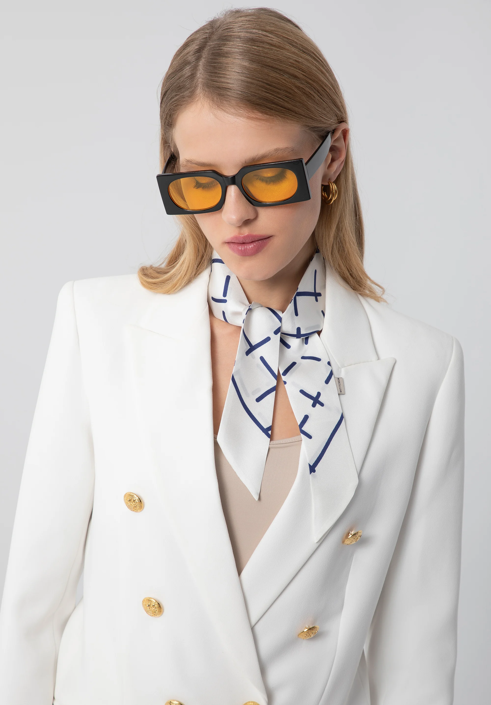 Damska apaszka twilly z jedwabiu