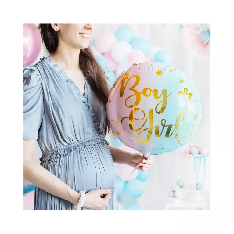Fóliový balónek Kluk nebo holka