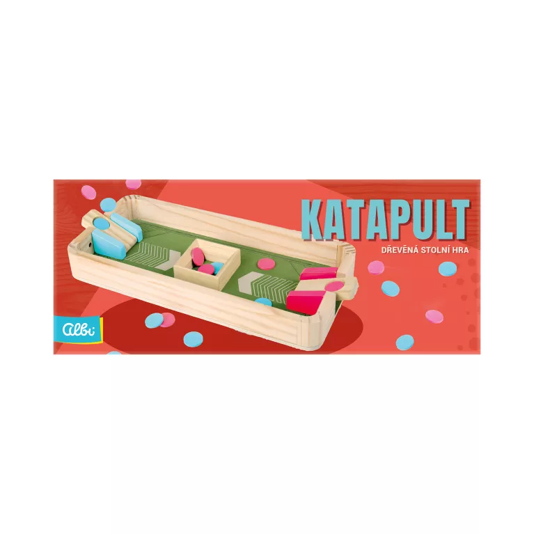 Katapult - Dřevěná stolní hra