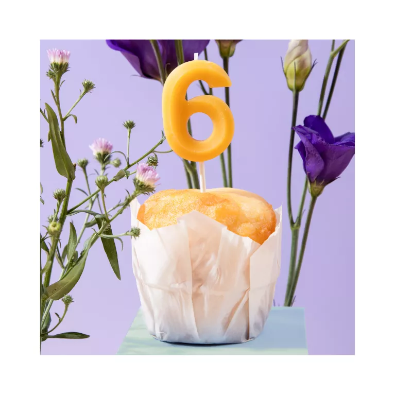 Svíčky dortové z včelího vosku čísla