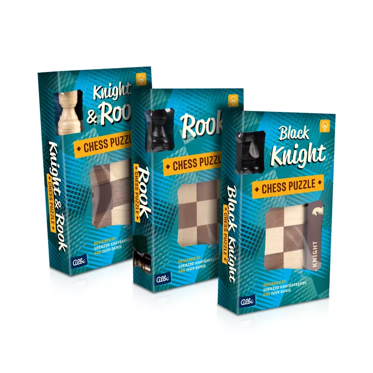 Výhodné balení - 3 hlavolamy Chess Puzzle