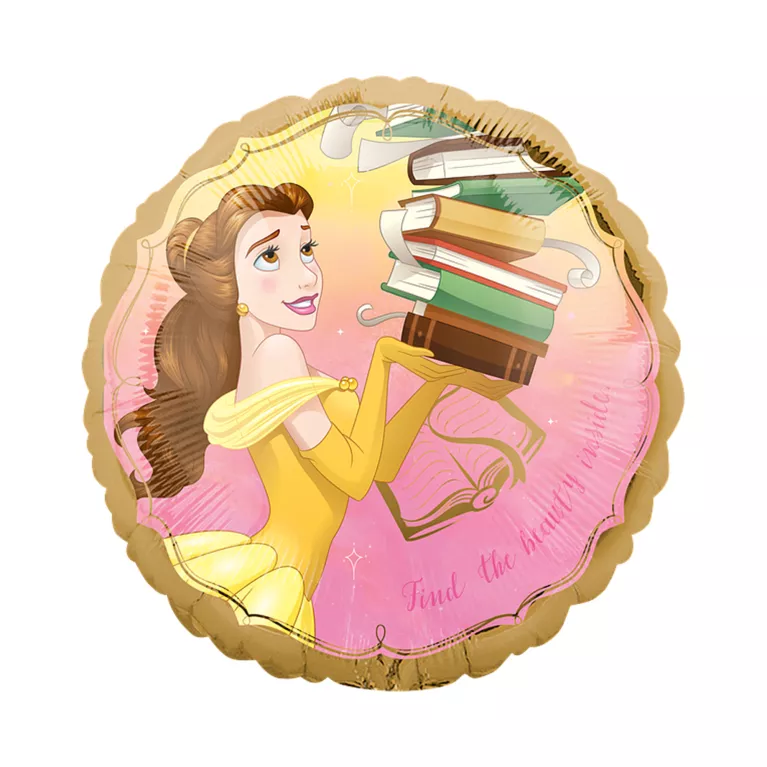 Balónek fóliový Kráska Belle kolo