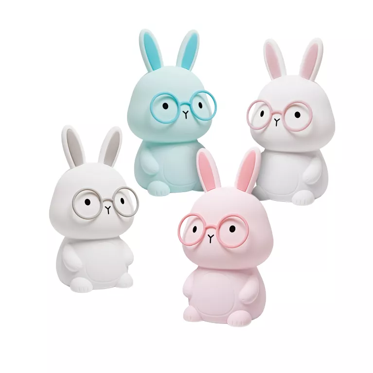 Dětské silikonové lampičky - Králíci