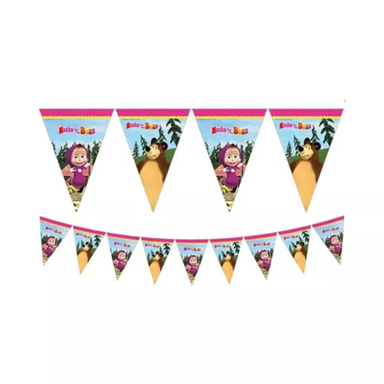 Banner vlajky Máša a medvěd