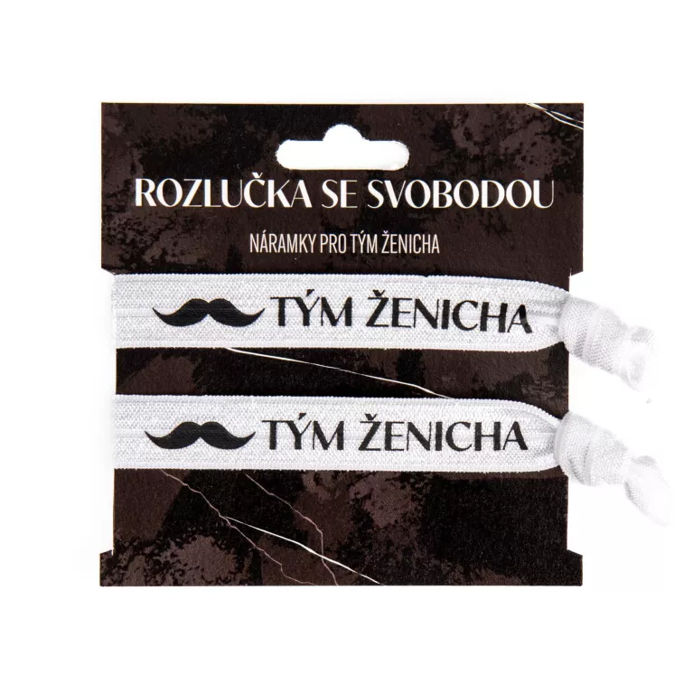 Náramky pro tým ženicha