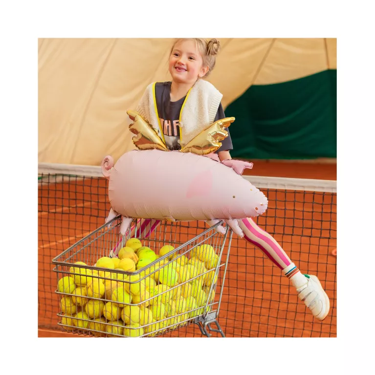 Balónek fóliový Létající prasátko