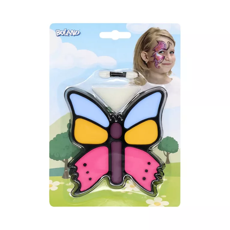 Sada barev na obličej Motýl