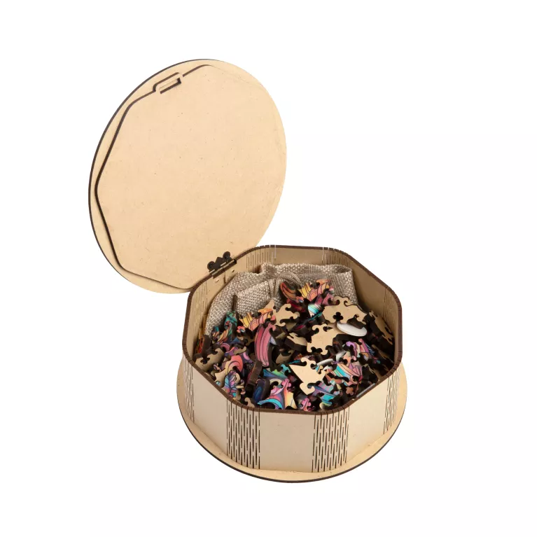 Dětské dřevěné puzzle - Papoušek