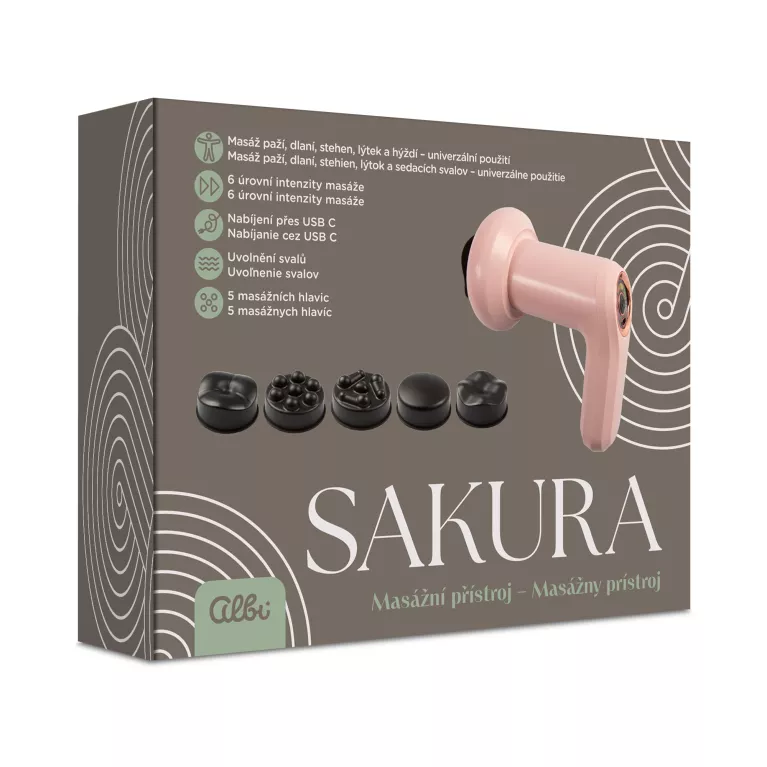 Luxusní masážní pistole Sakura