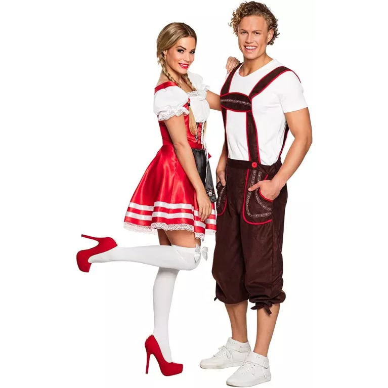 Kostým Bavorka červený vel. L