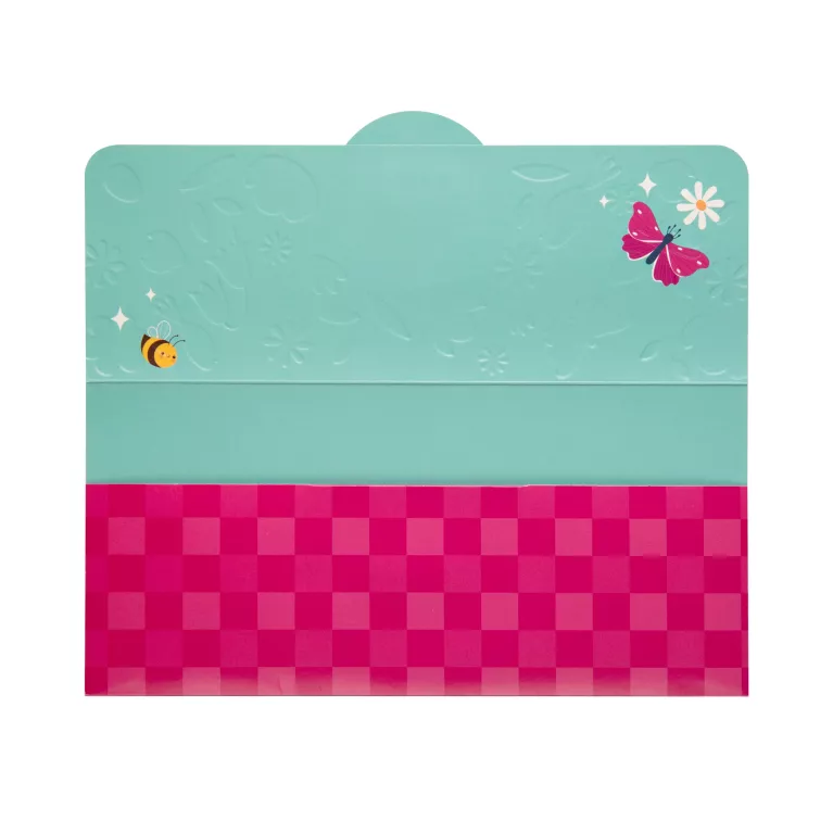 Magnetická kapsa na peníze - Květiny a zvířátka