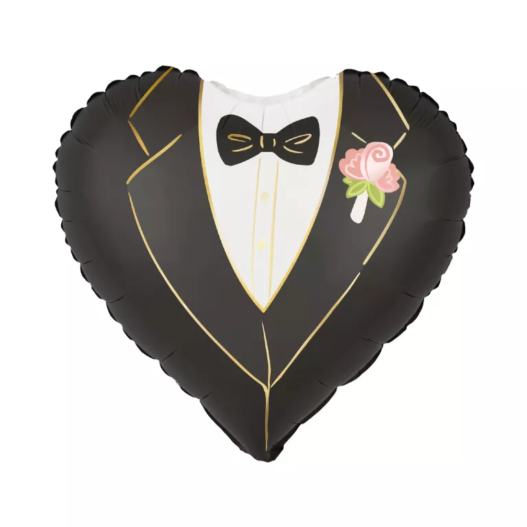 Balónek fóliový Ženich srdce